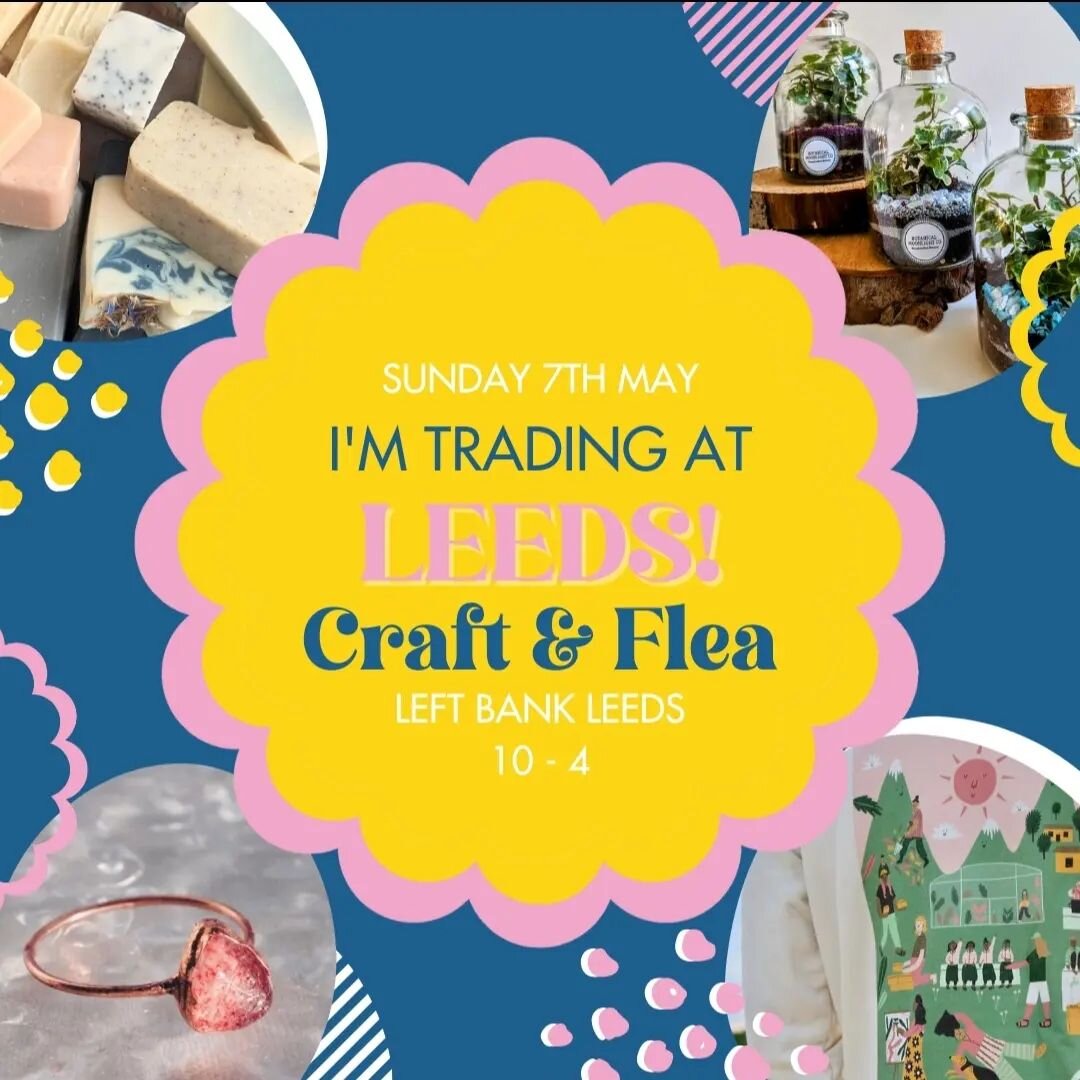 This Sunday come and see us for fresh or dried flowers!  @thecraftandflea #craftandflea #craftandflealeeds #heatherandmoss #heatherandmossflowers #leedsflorist #otleyflorist #otleybusiness