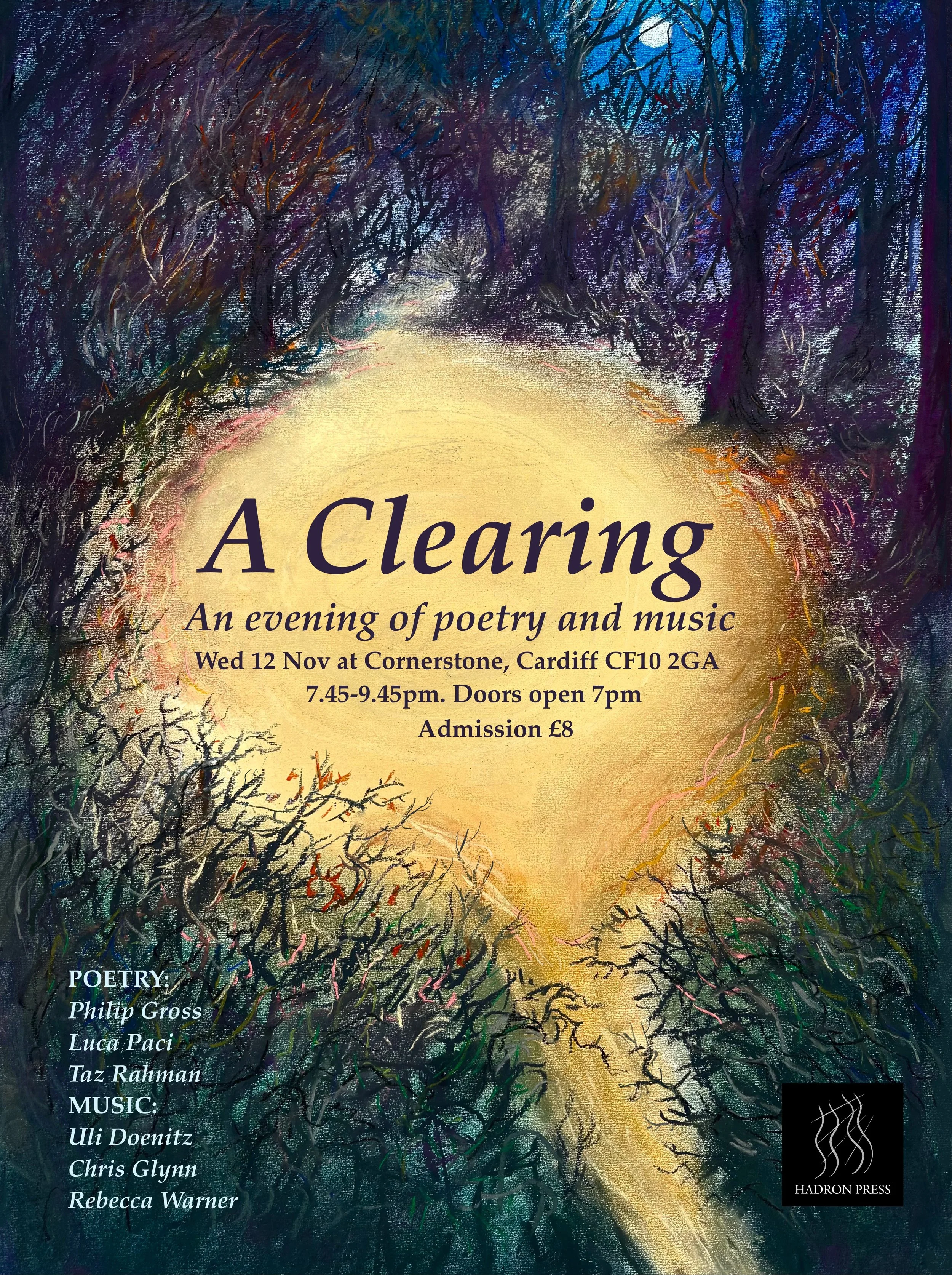 A Clearing - evening of poetry and music