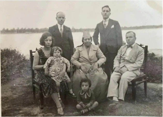 Photo of my family, the Saleh family, on the Shatt Al-Arab River in Basra, Iraq.