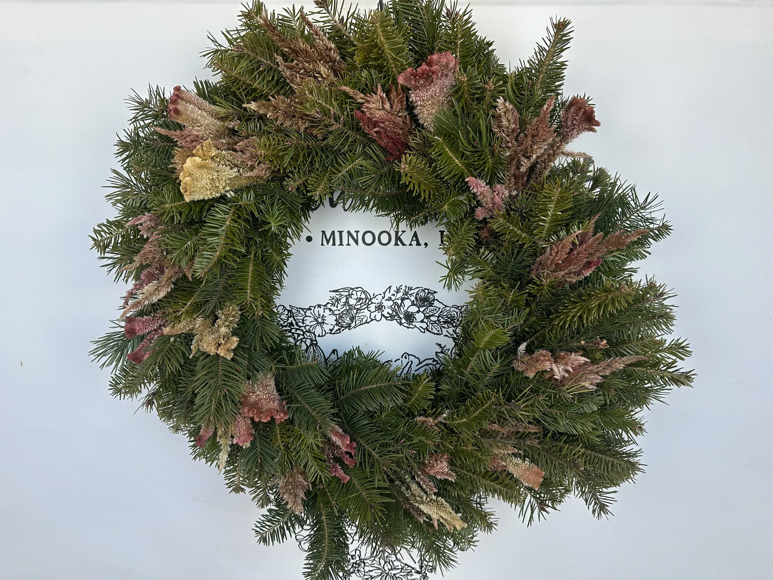 Mauve Meadow Wreath