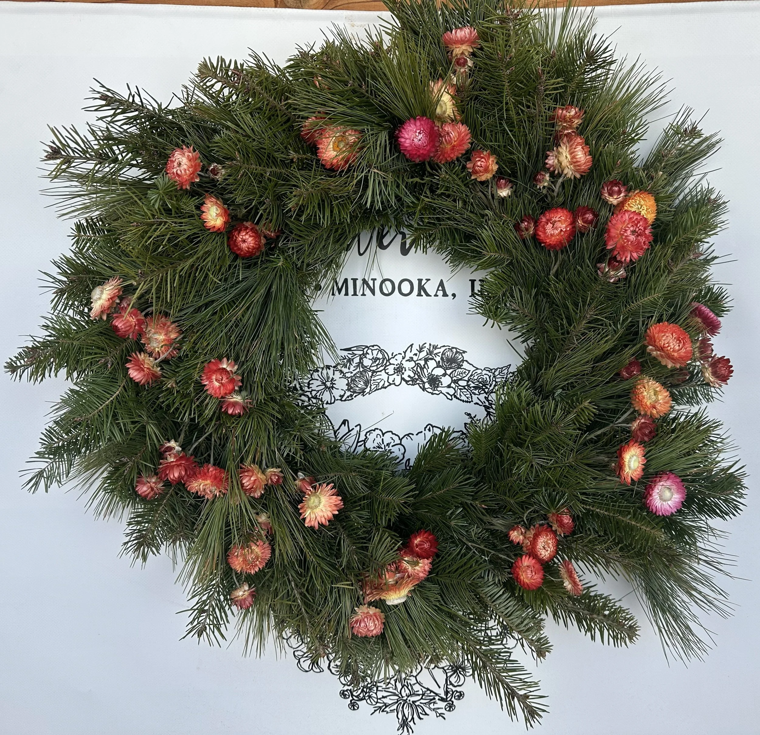 Strawberry Fields Wreath