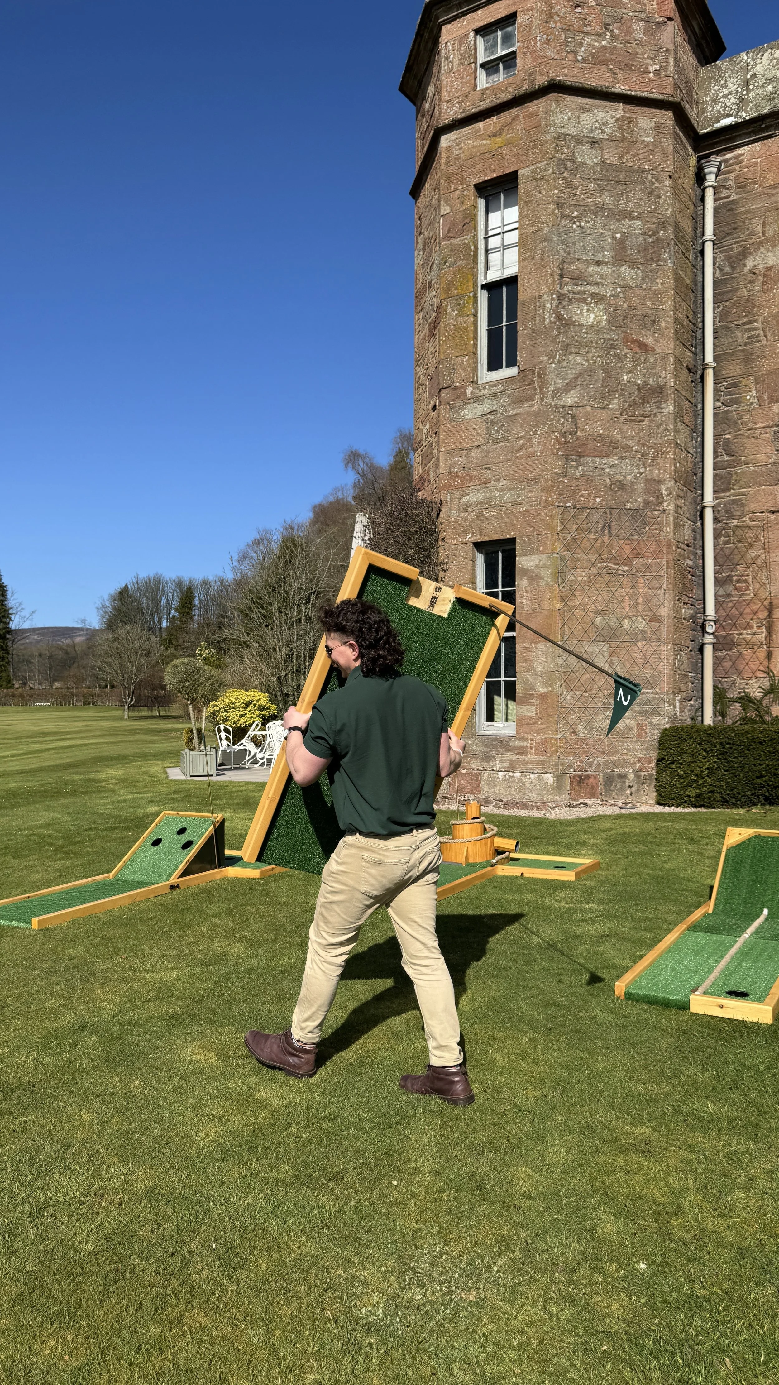 crazy golf set up fasque