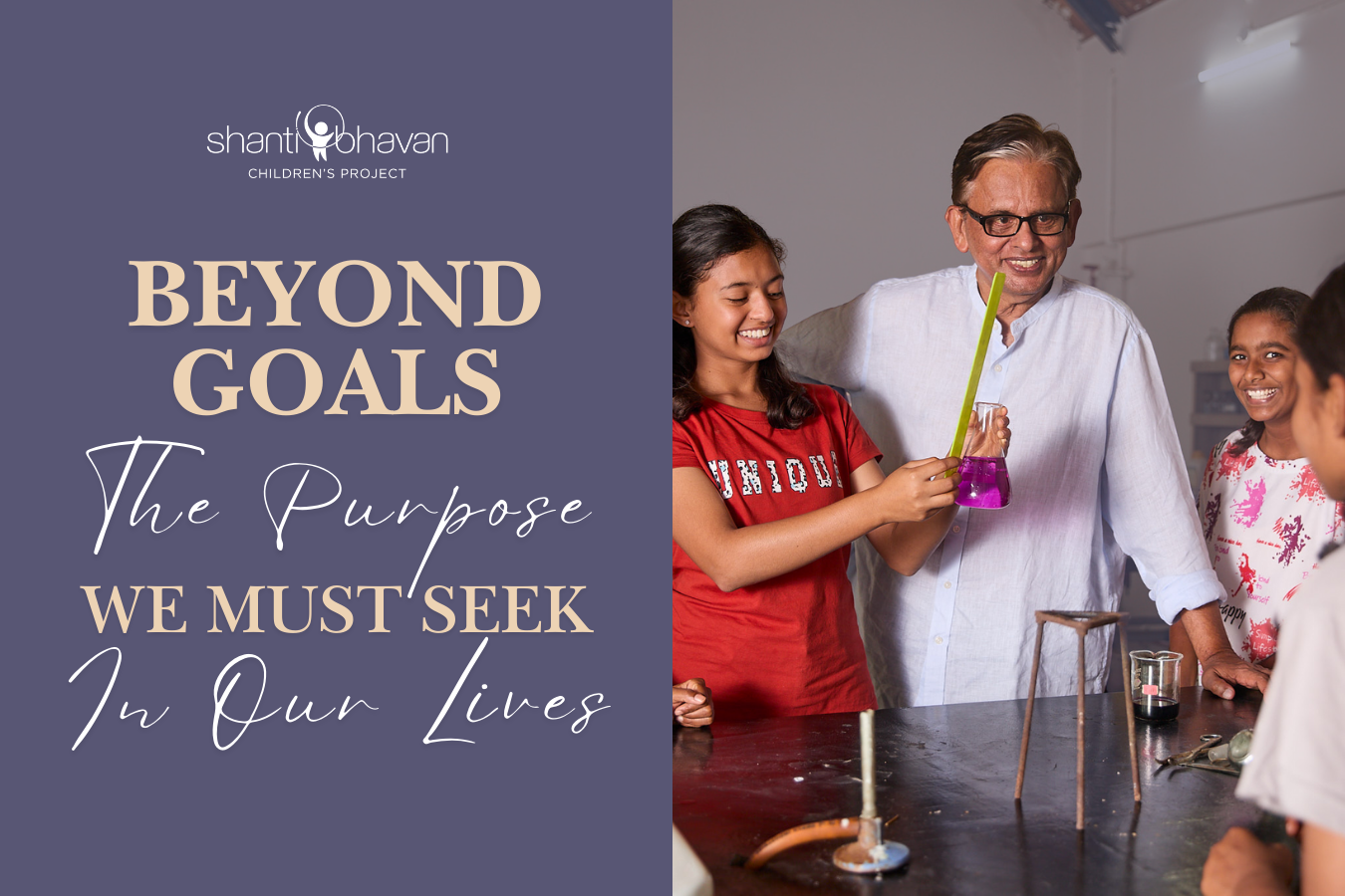 Beyond goals, the purpose we must seek in our lives
