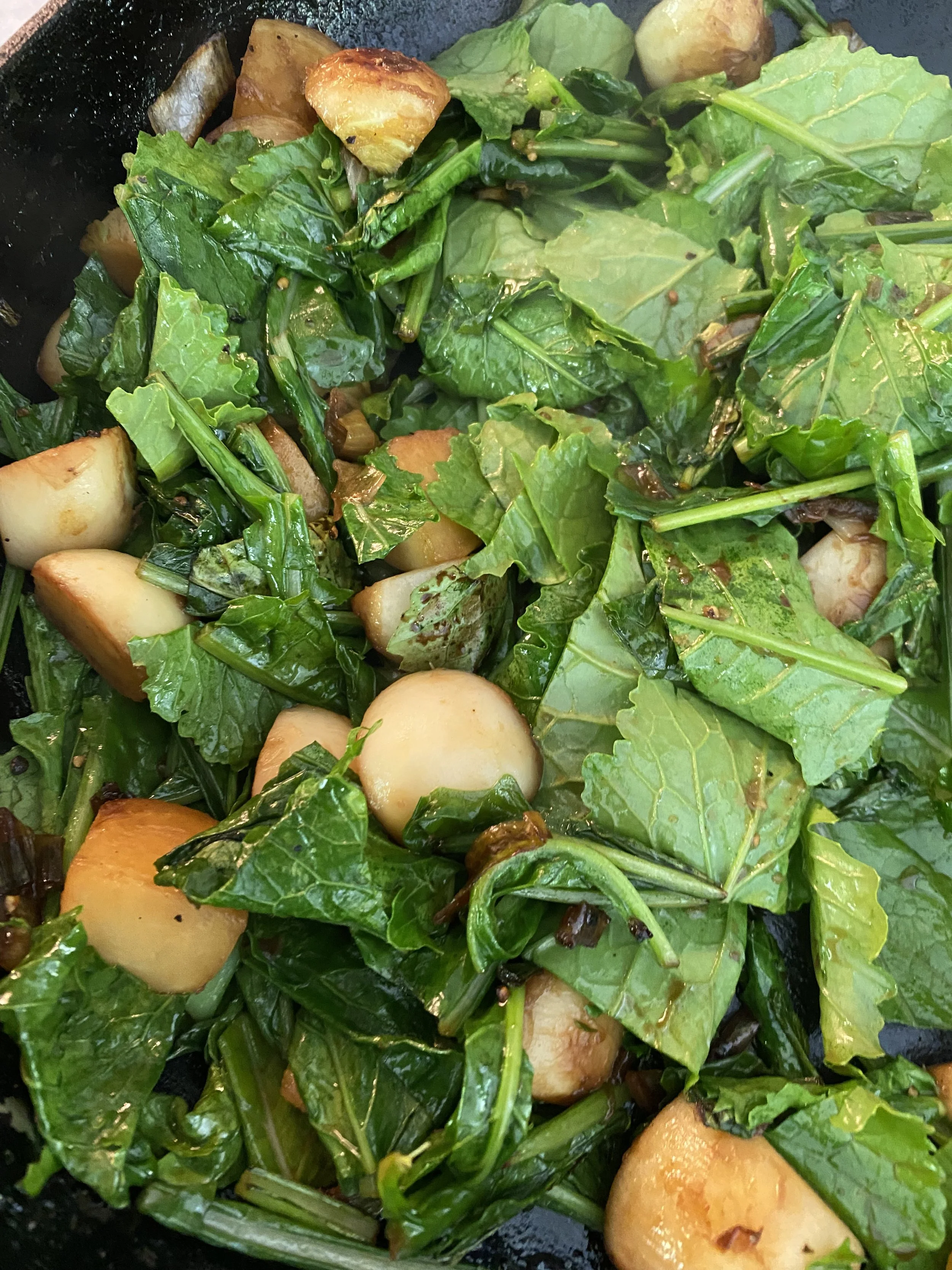 Skillet Turnips