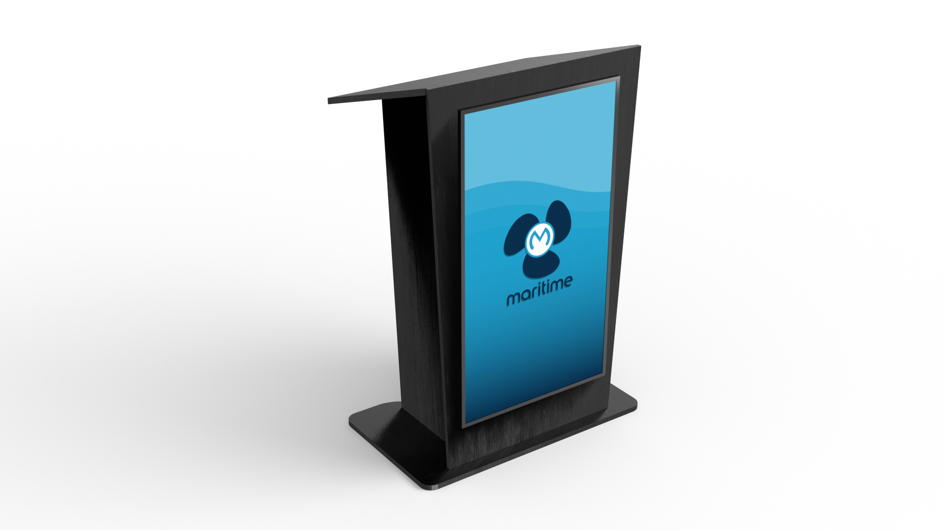 Black Digital Lectern - Angled.png