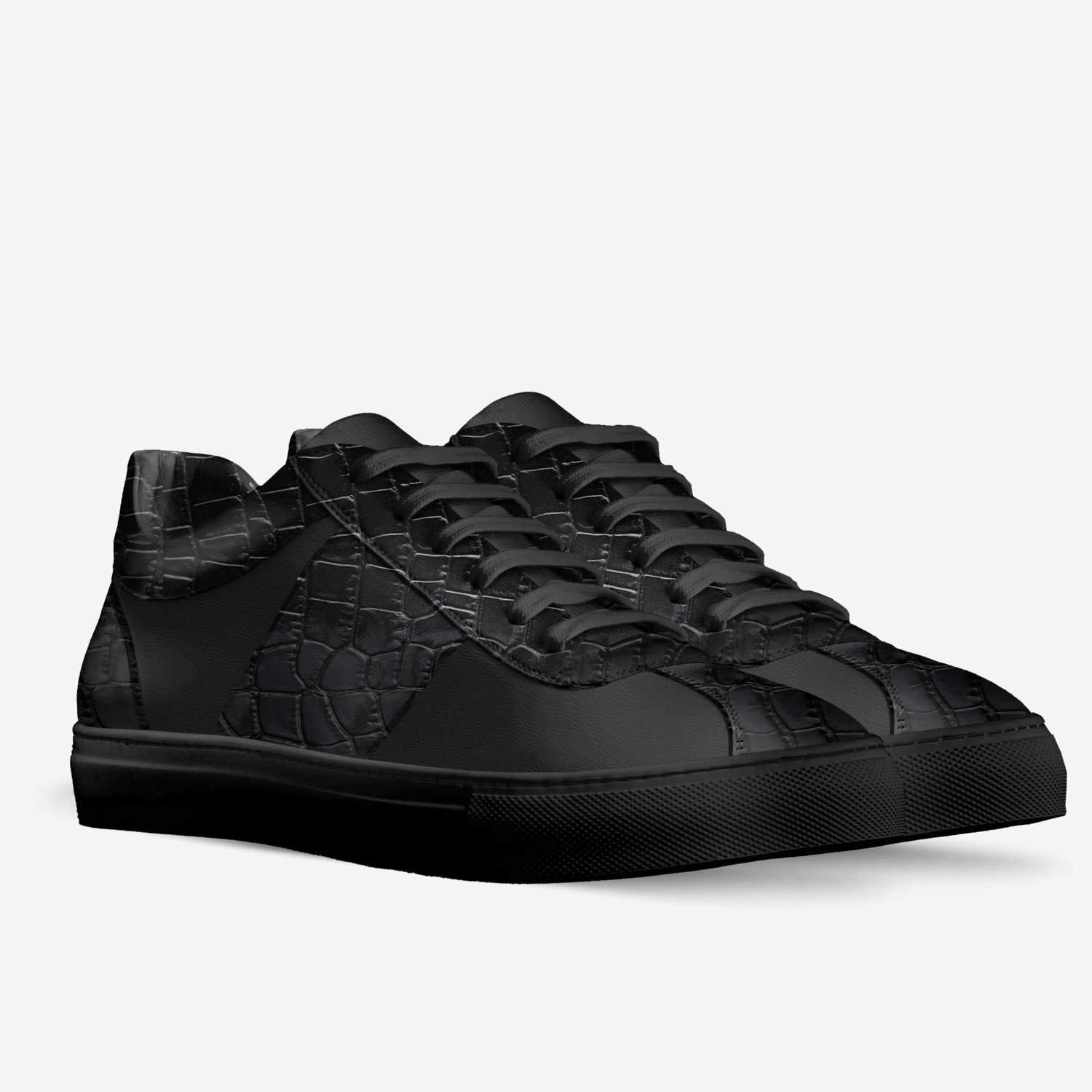 BLACK ALLIGATOR SNEAKER 1113636 -shoes-double_quarter.jpeg