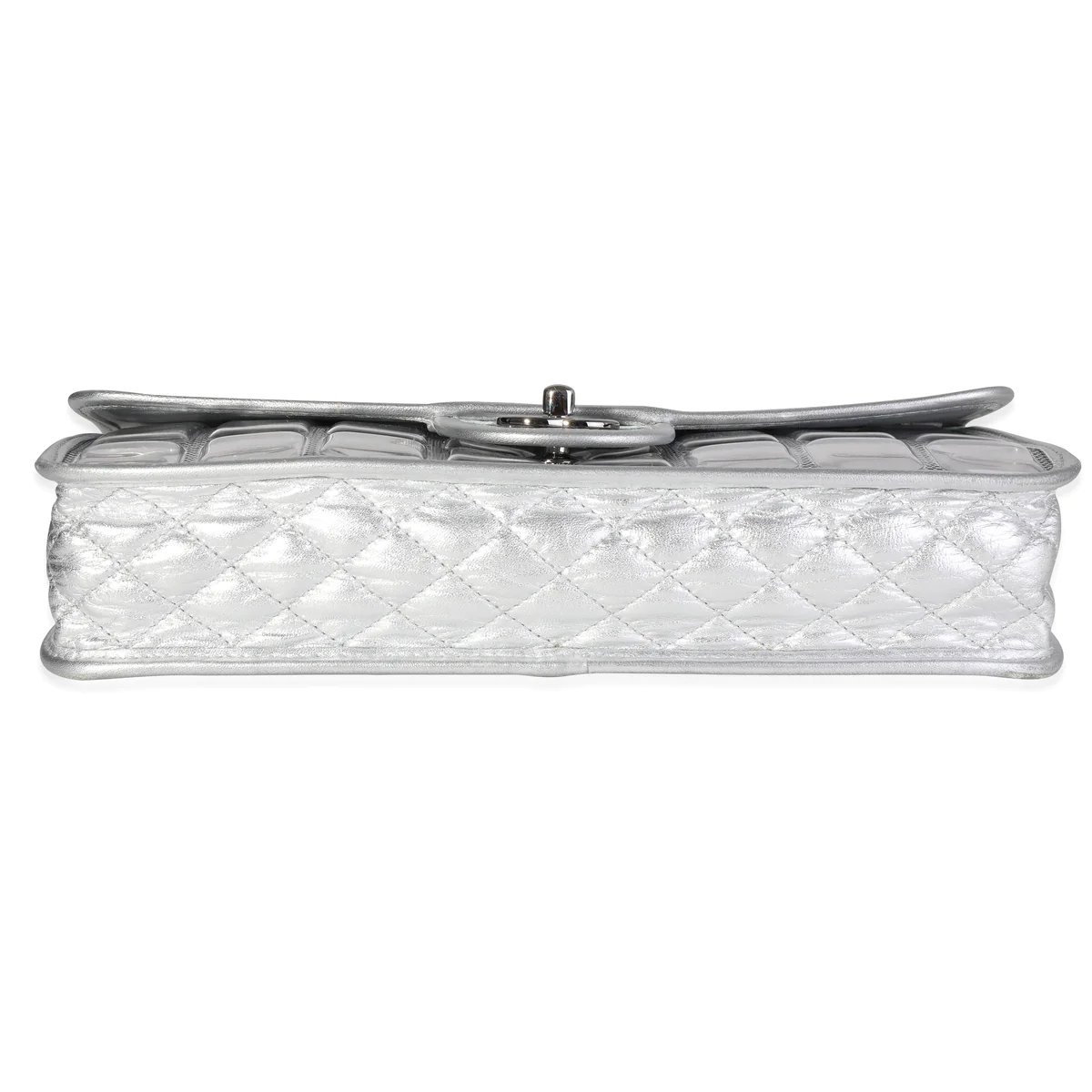 Chanel - Black Quilted Leather Ice Cube Clutch