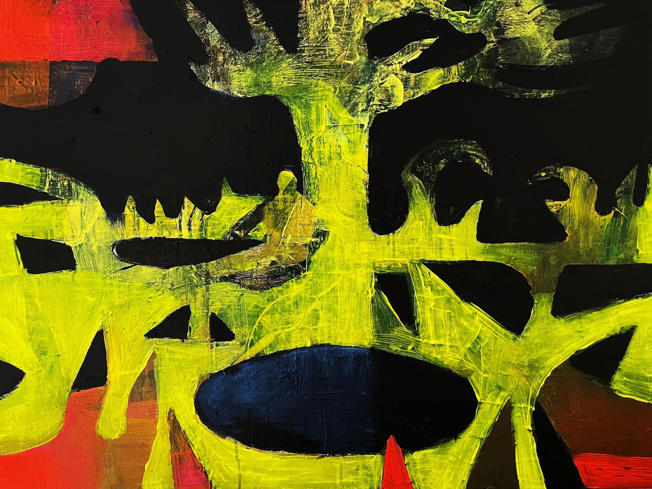 Narcissus, 81x100 cm, acrylic on canvas, 2025