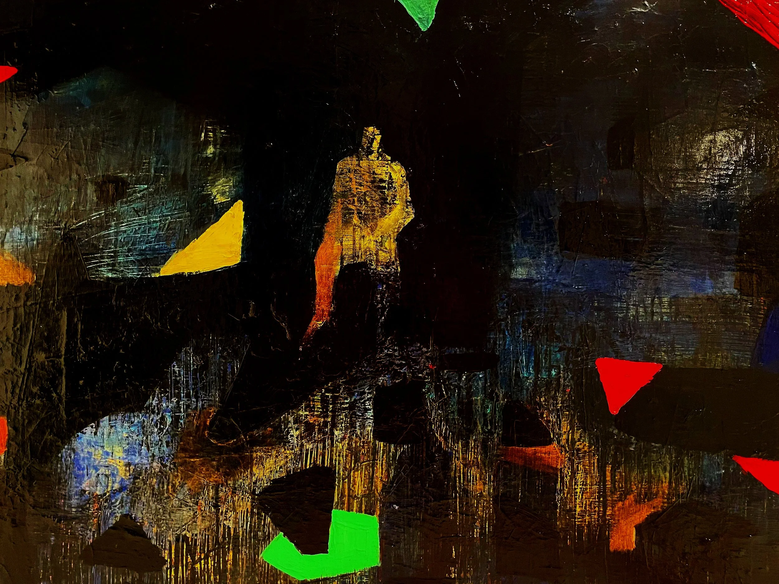 Have a good trip Mikhail, 81x100 cm, acrylic on canvas, 2025