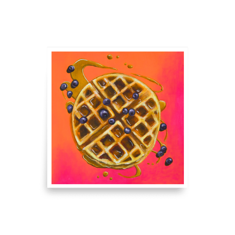 waffle print