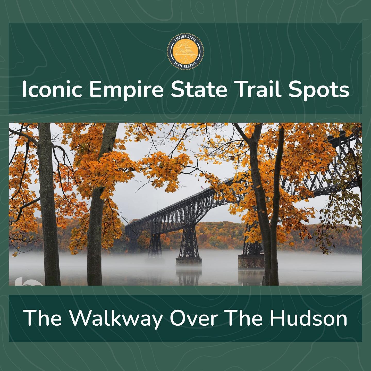 📍Iconic spot alert📍The stunning and historic Walkway Over The Hudson stretches over the heart of the beautiful Hudson Valley in Poughkeepsie. Plus, it's only 90 miles from NYC! Swipe right to find where you can stay when you visit this spot for an 