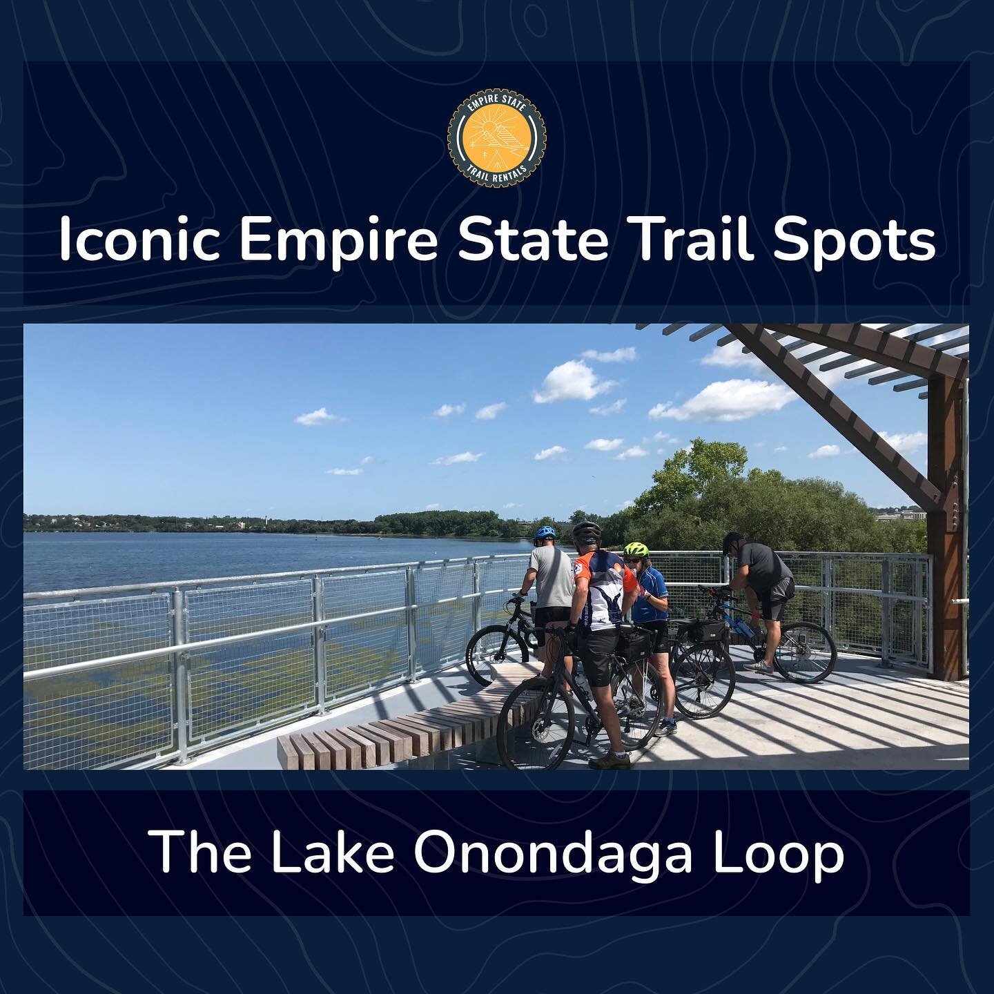 Up next on our &ldquo;Iconic Spots on the Trail&rdquo; is a little gem connected to the trail: Lake Onondaga near Syracuse on the Erie Canalway Trail 😍 This nine-mile loop is a gorgeous haven of wildlife &amp; flora. 🌸 Once renovations completed in