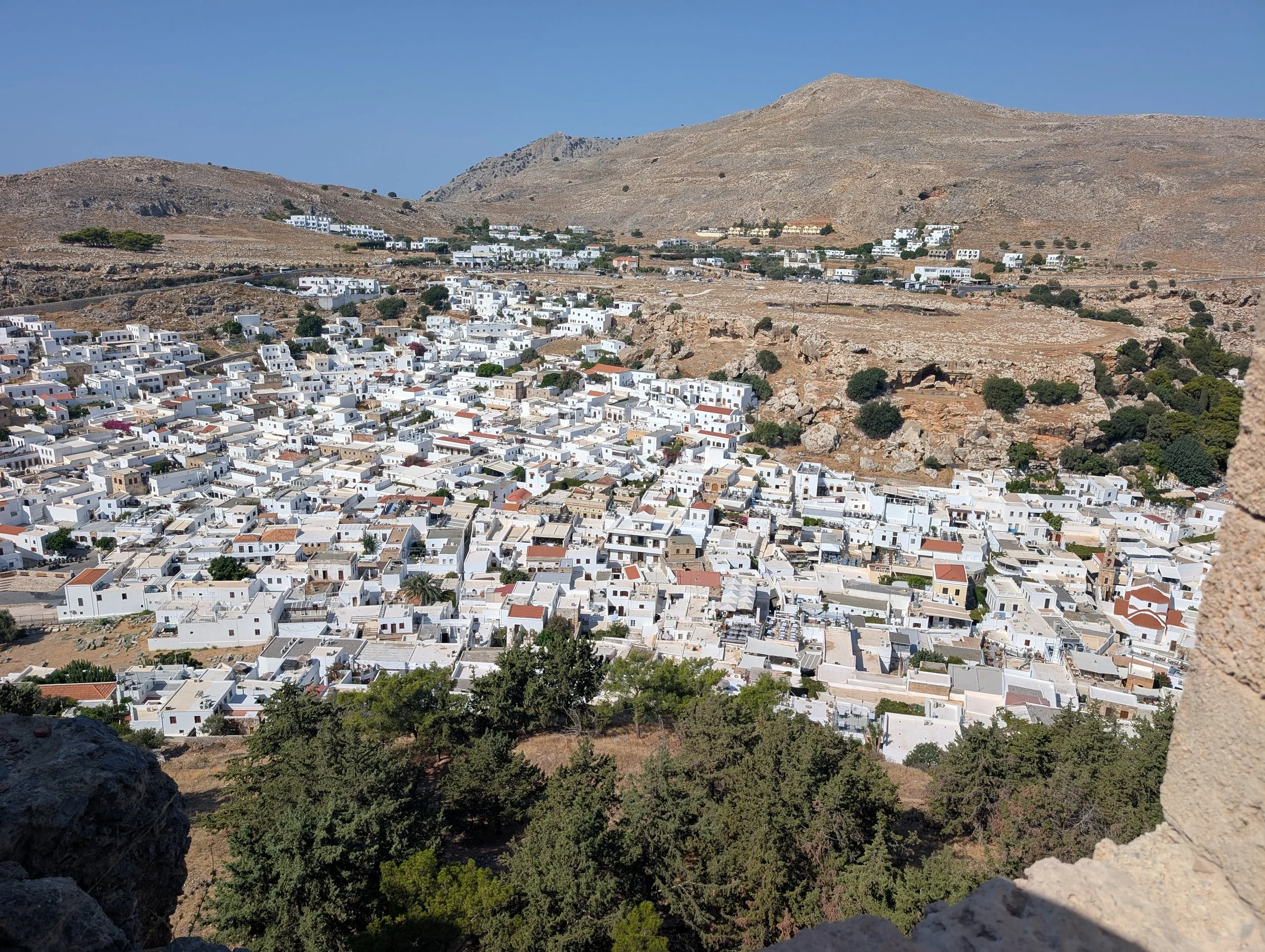 City of Rhodes, Valley with White Buildings