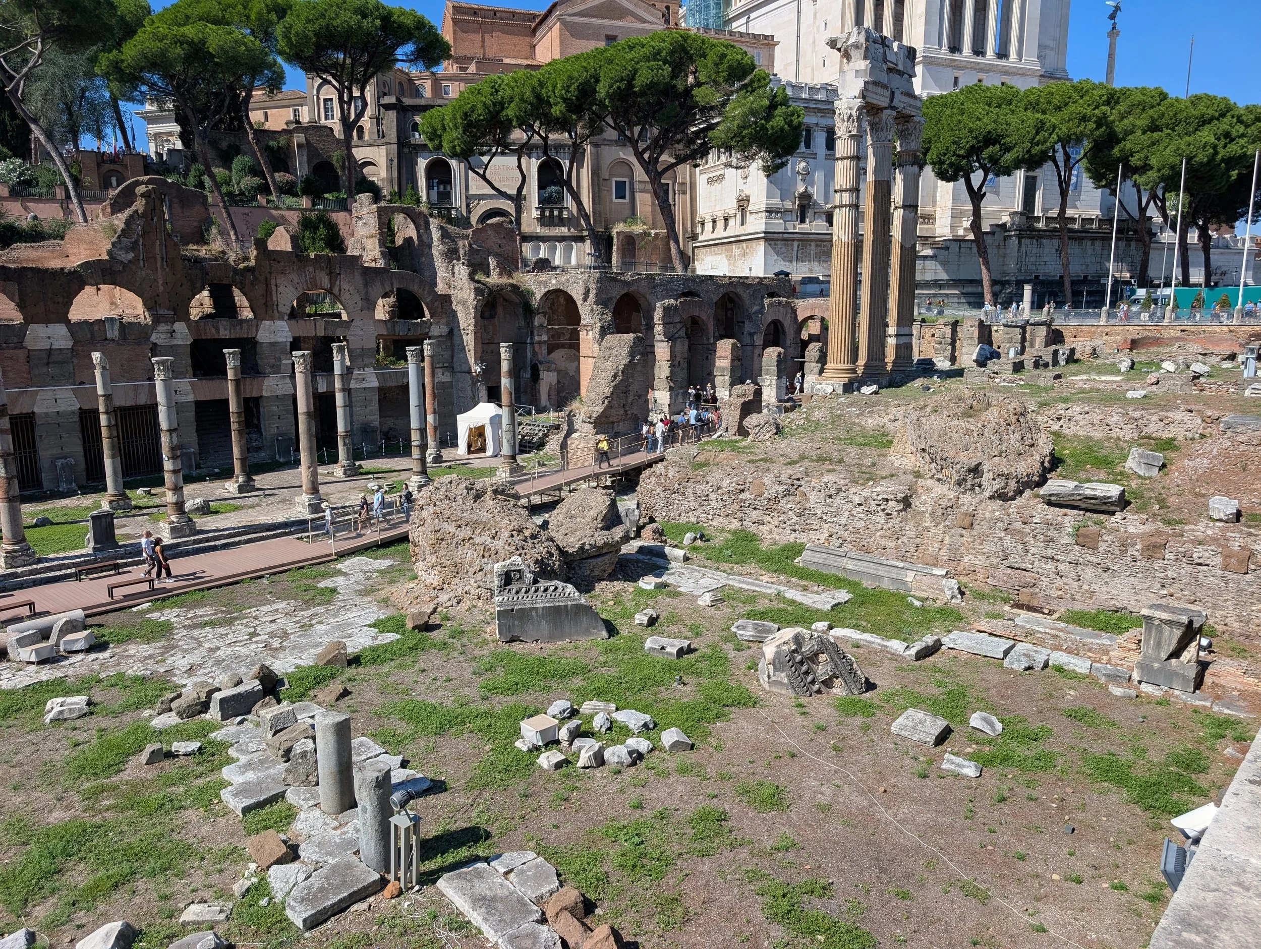 Rome Ruins Outside of the Colosseum