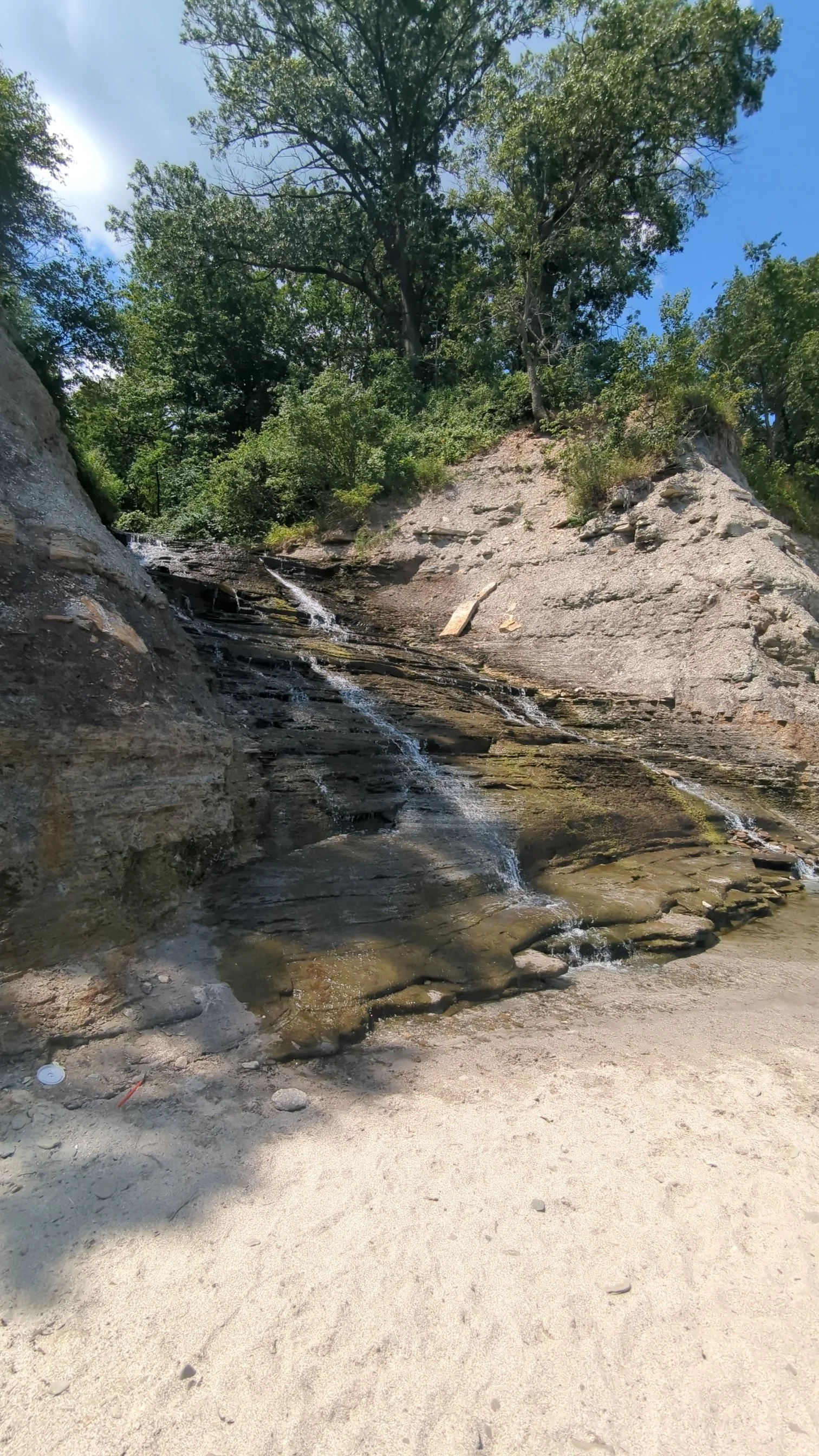 Bay Village, Ohio Columbia Park Beach Waterfall
