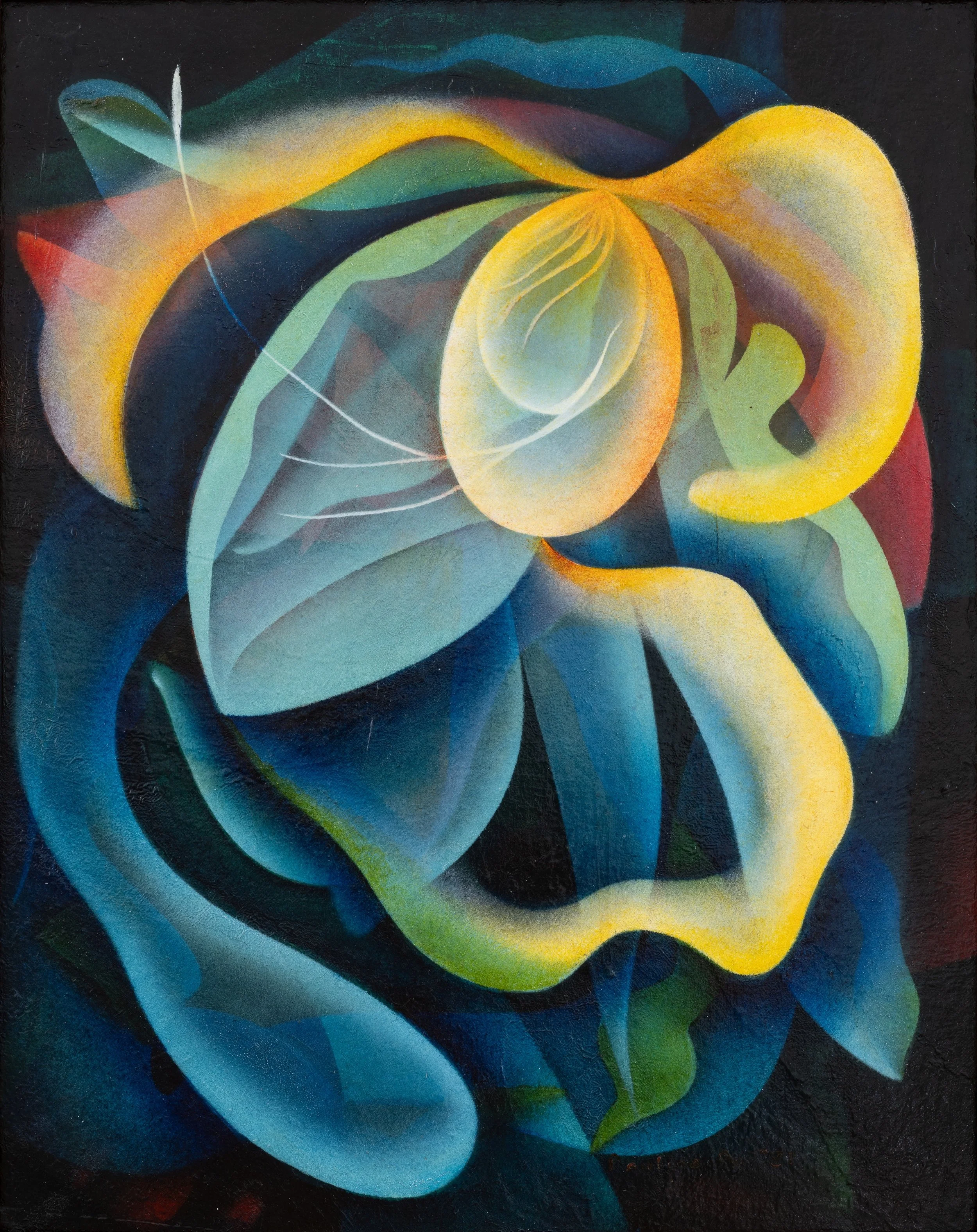 Untitled, c. 1930s-1980s. Oil on board. 20 x 16 in.
