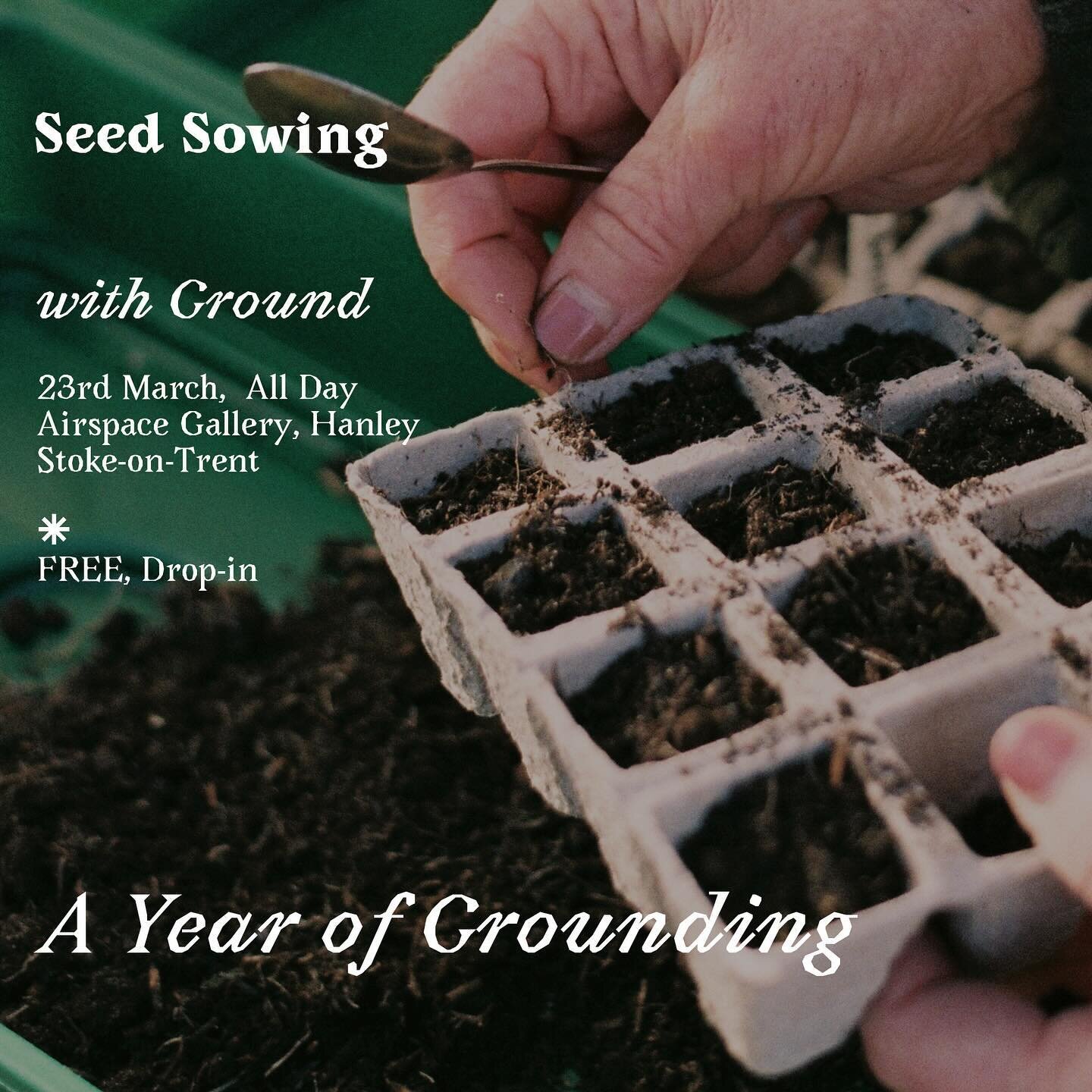 This time of year is the perfect moment to start getting our hands into the soil. As we pass the spring equinox (on the 20th March) we start to plan the veg and flowers to grow this year. 

On Saturday 23rd, alongside other things, join us at @airspa