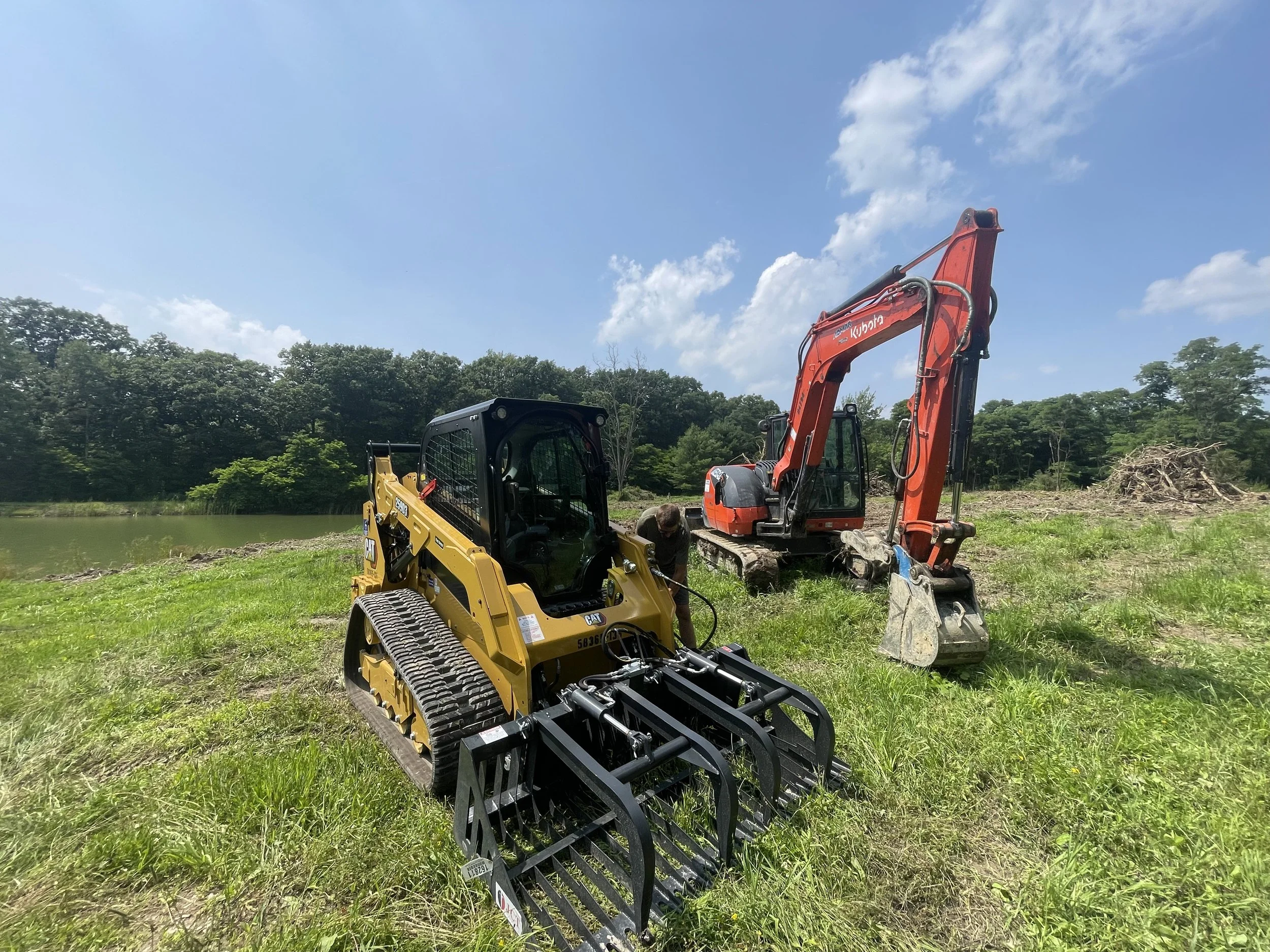 Finger Lakes Habitat excavation and site work in progress