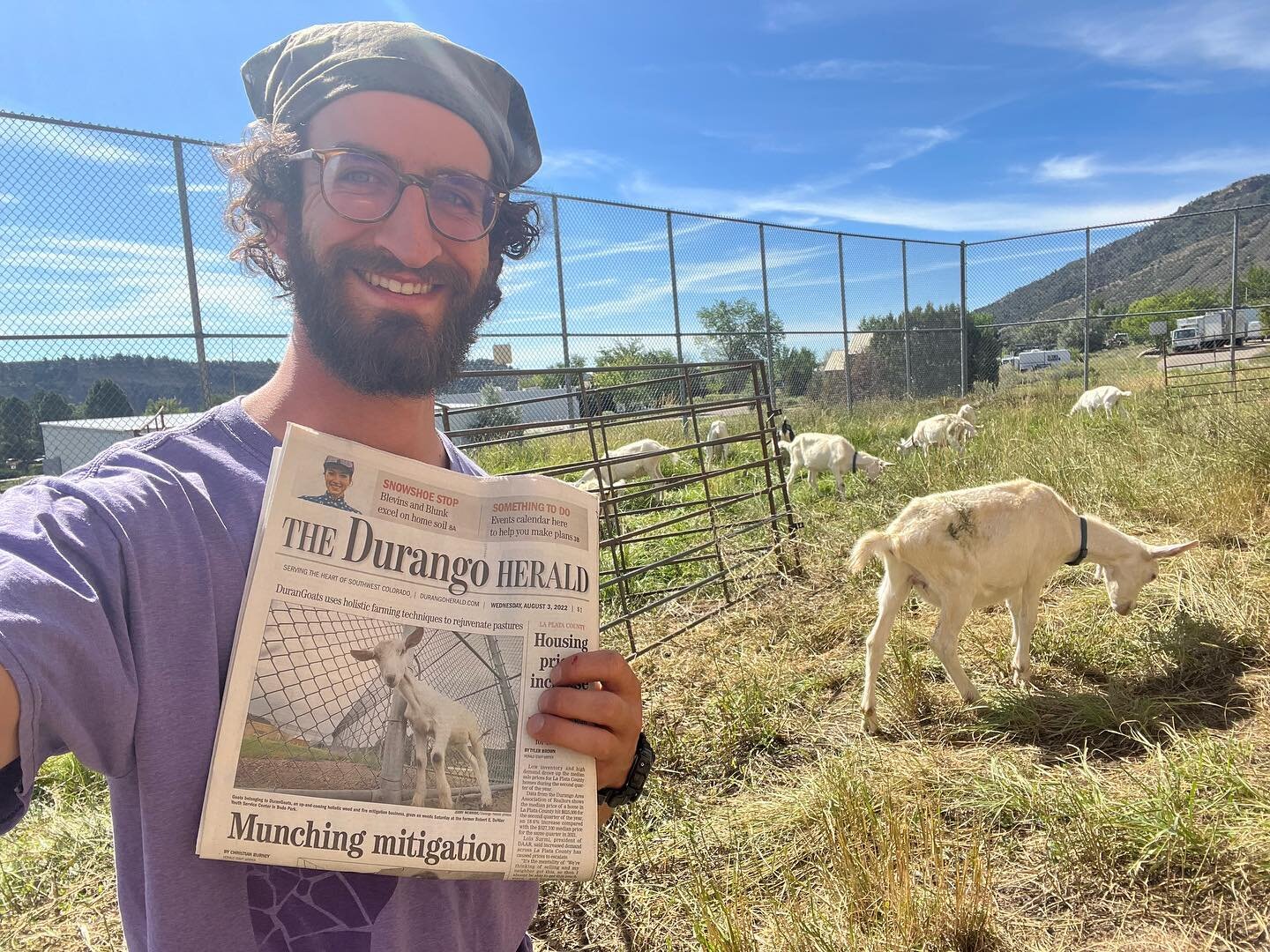 Front page and headlines of the @durango_herald ! How far we&rsquo;ve come and how far we keep going. Clip clop goes the hooves! Thanks to everyone who has helped pave the way, each and every step. Mentors, contracts, supporters, friends and family, 