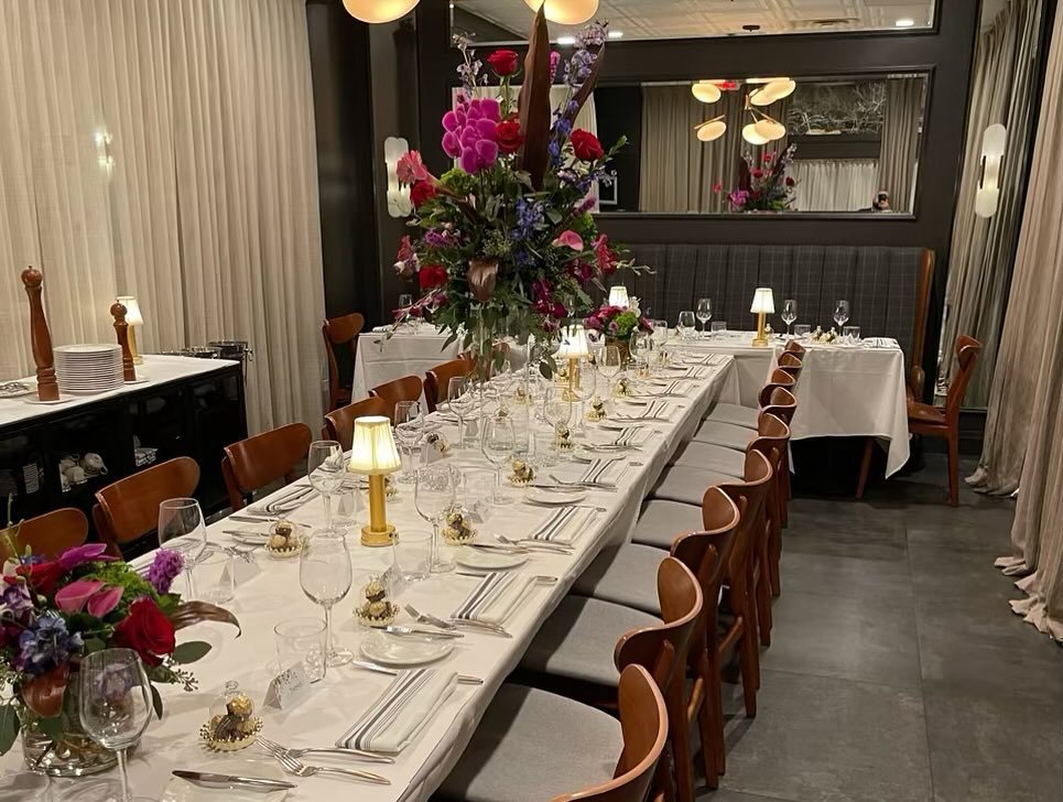 Looking to host a beautiful party or an important business gathering? Our private space the Silencieux Room fits 30 seated guests and 50 for a reception. Spring Open House on Sunday April 28th 12noon to 2pm! #aboyer #privateevents #frenchfood