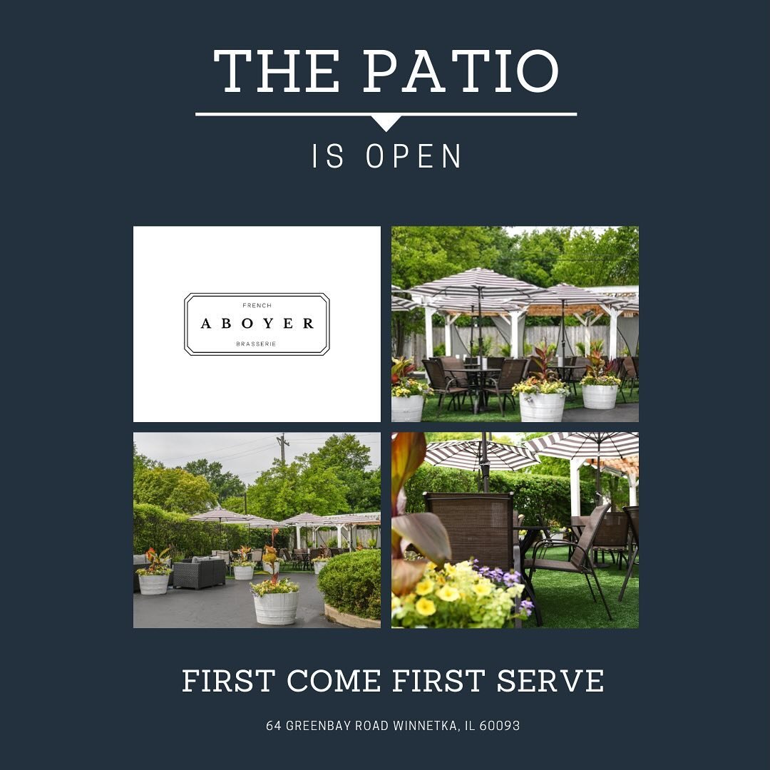 Patio Season has begun!!! Join us on our award winning Patio! First Come- First Serve! No Reservations! Live Music Tonight with the Spectacular KelliAnn &amp; Ken! #sliceofheaven #patioseason☀️ #aboyer #livemusic