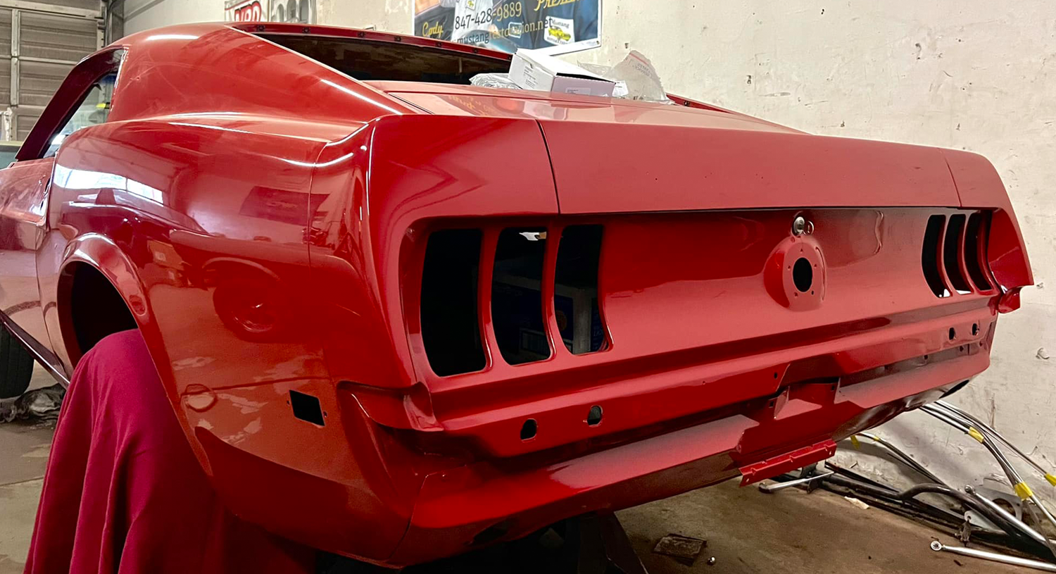 Body & Paint — Mustang Restorations, Inc. specialize in rotisserie frameoff restorations, rust