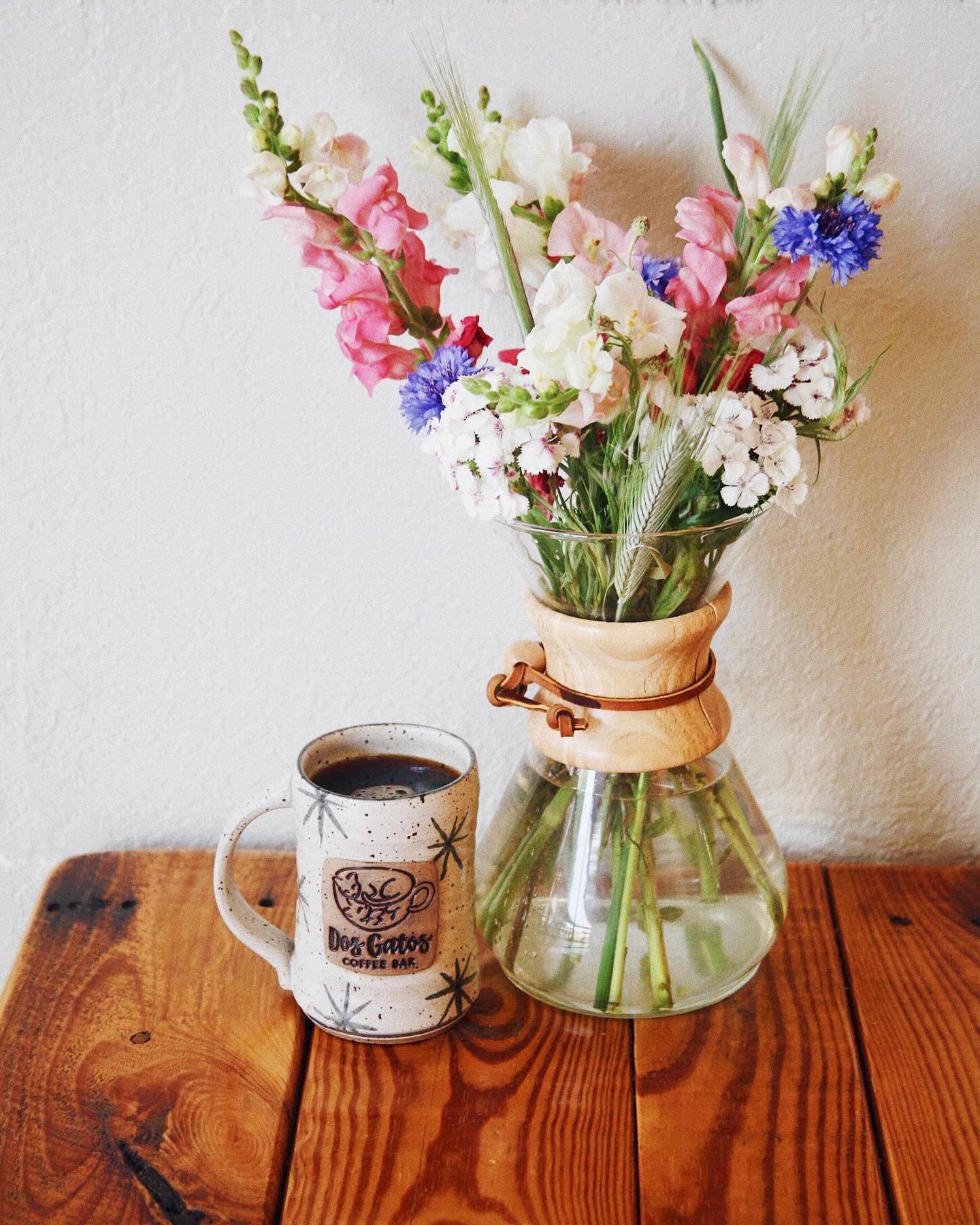 Happy Mother&rsquo;s Day to all the mamas out there! Come on by and celebrate them with a nice bev and a little treat, they deserve it 😊 #dosgatoscoffee