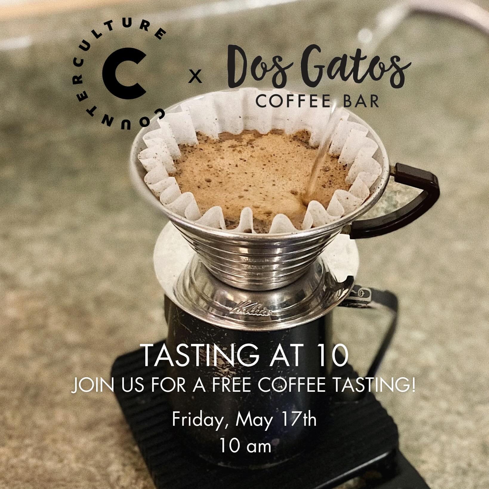🚨EXCITING ANNOUNCEMENT🚨
Next week, Friday May 17th at 10 am, we&rsquo;ll be having a FREE pop-up coffee tasting hosted by @counterculturecoffee 

This event is part of their Tasting at 10 series! They typically host these events every Friday at the