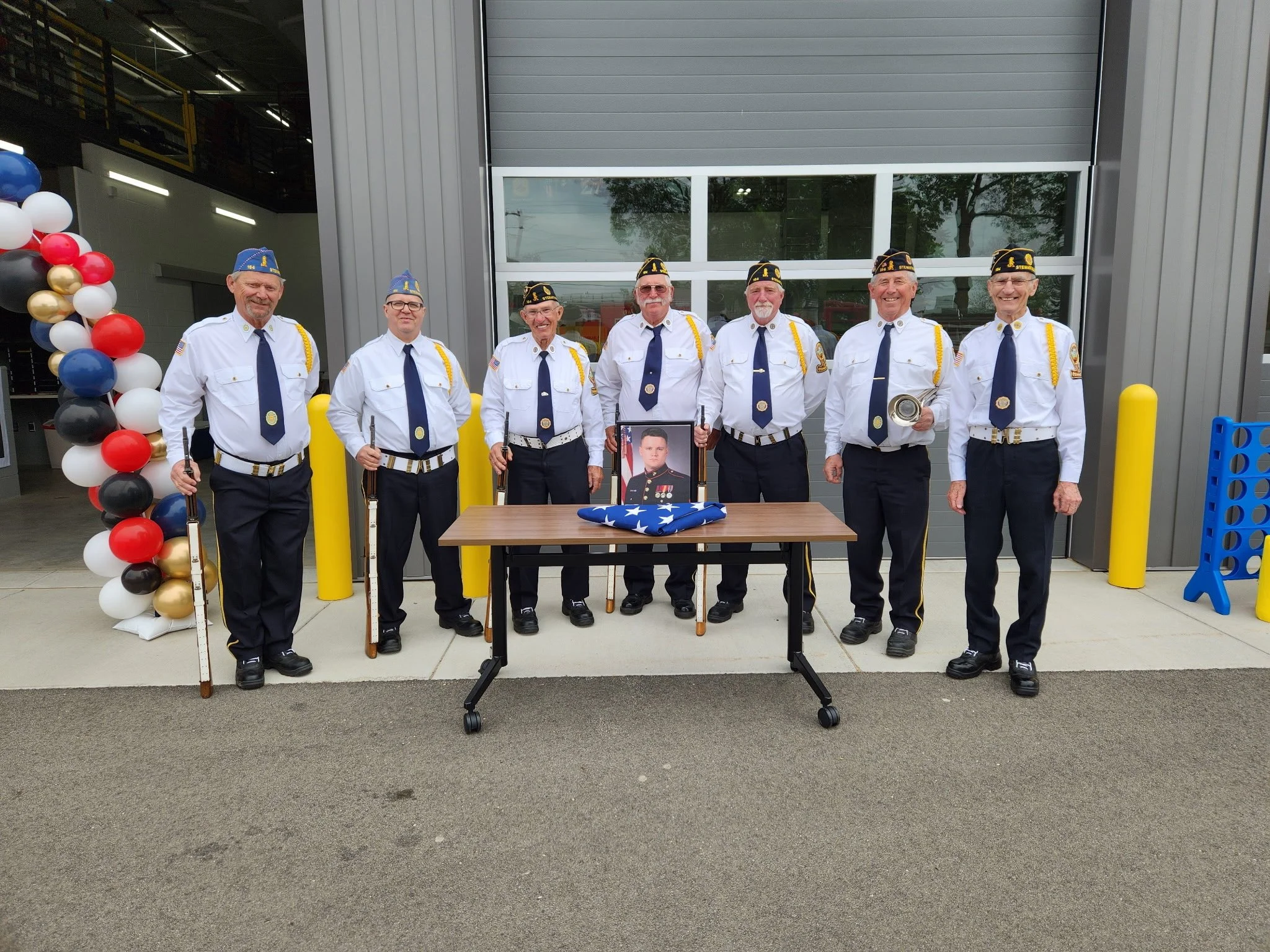 Color Guard from the local VFW