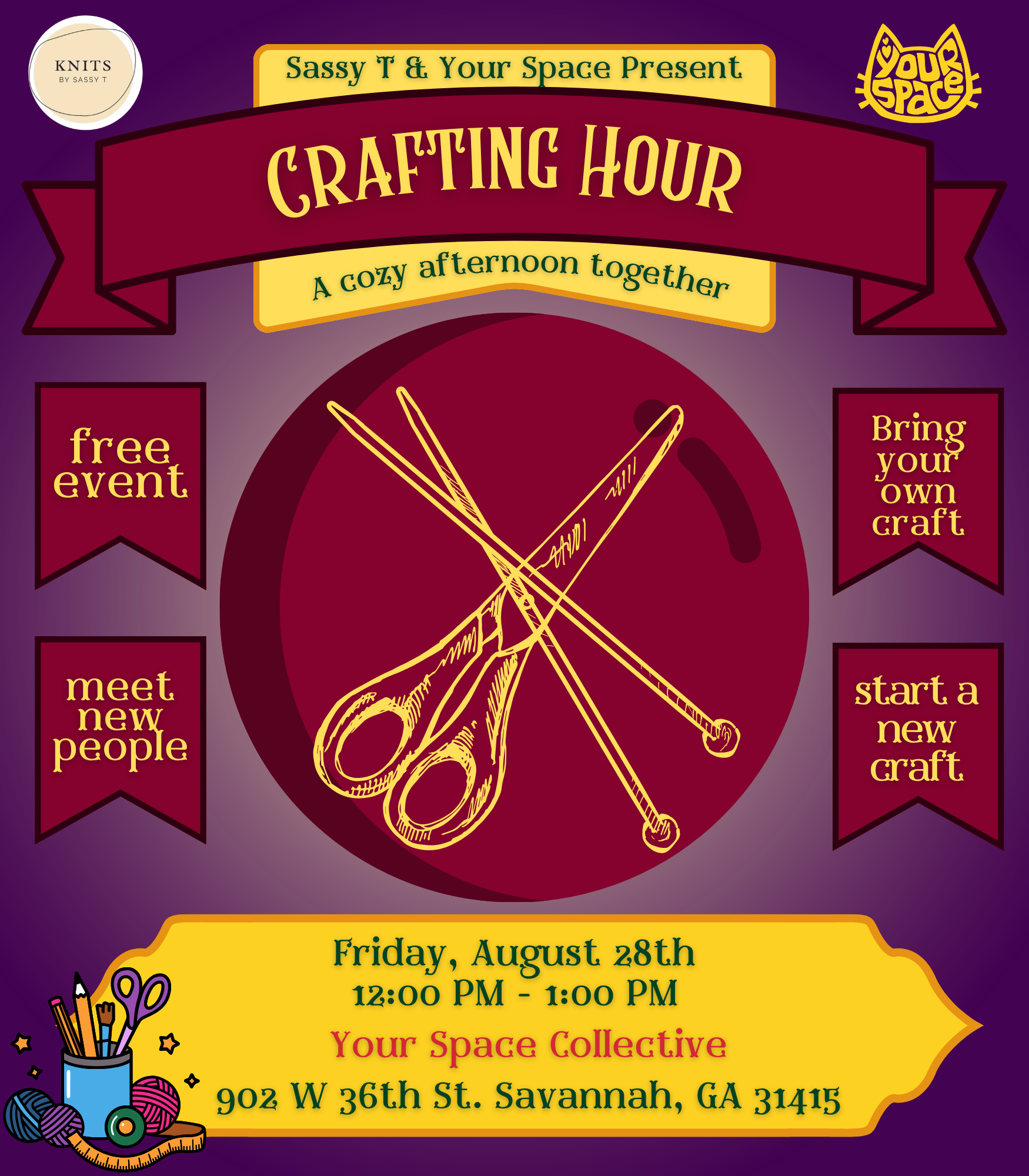 Craft Hub with Sassy T