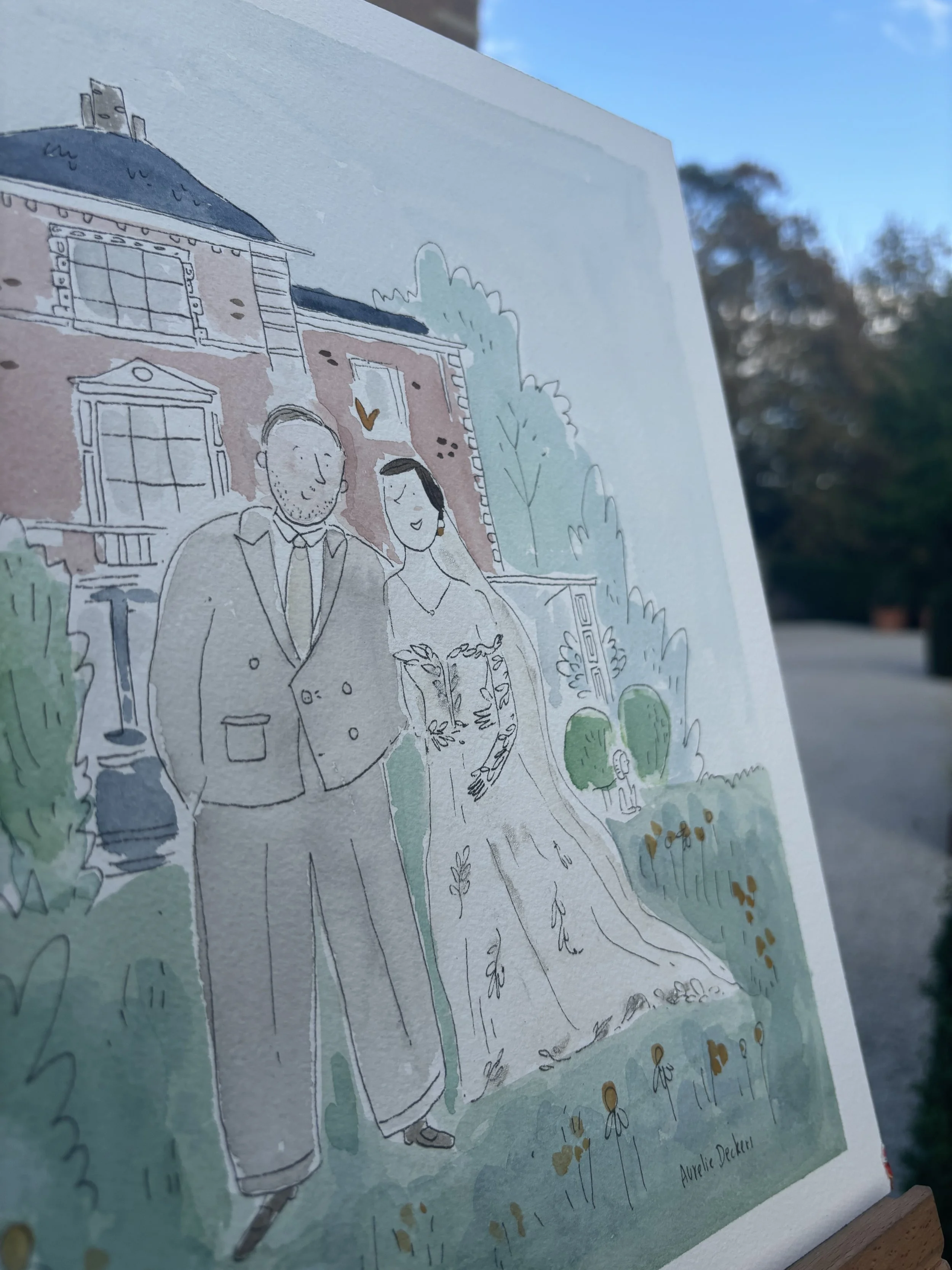 Quel est le tarif pour un live painting pendant ton mariage ?