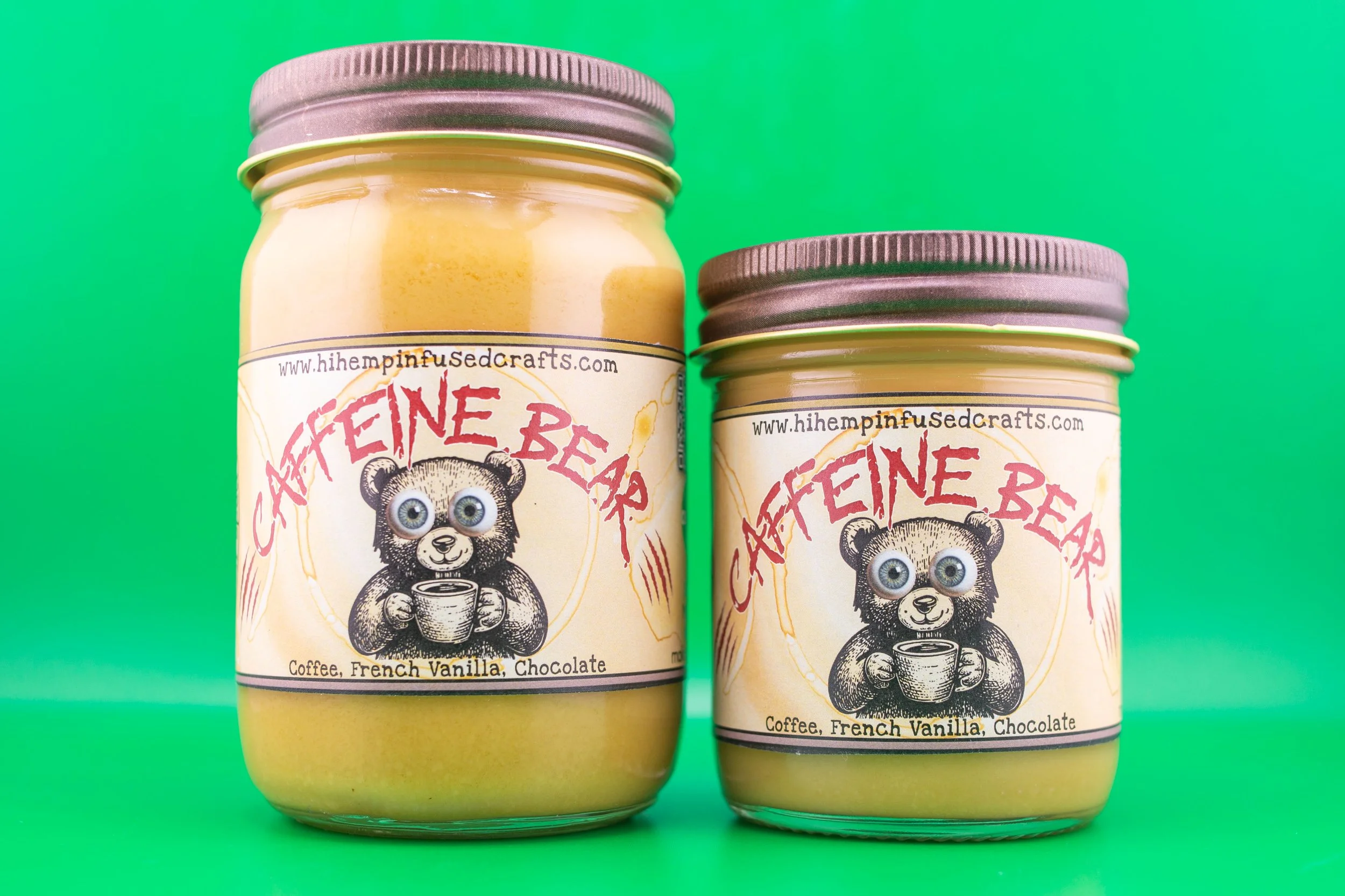 Caffeine Bear Premium Soy Wax Candle