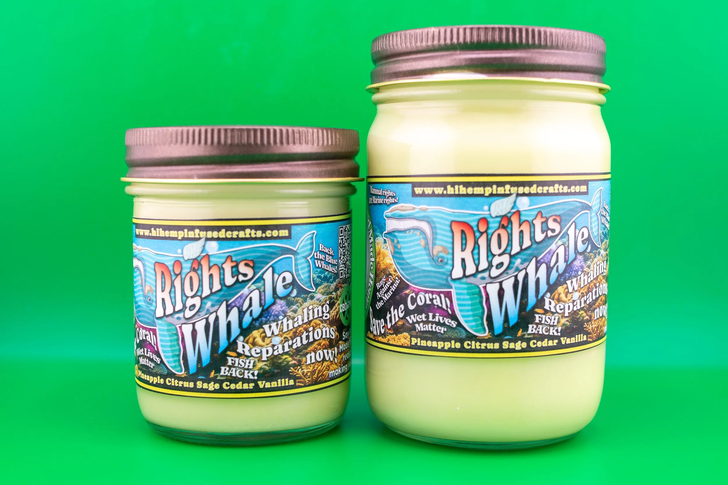 Rights Whale Premium Soy Wax Candle