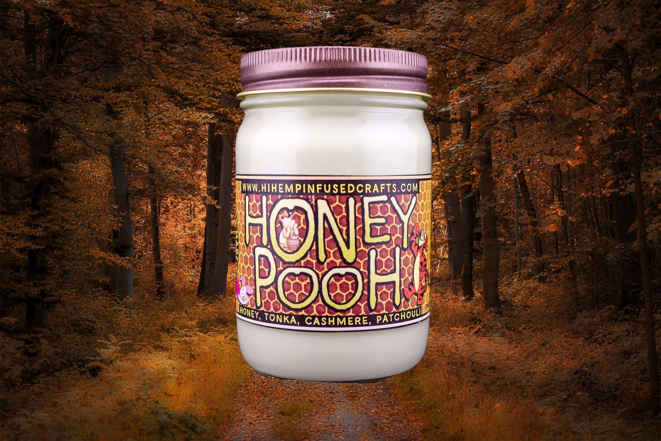 Honey Pooh Premium Soy Wax Candle