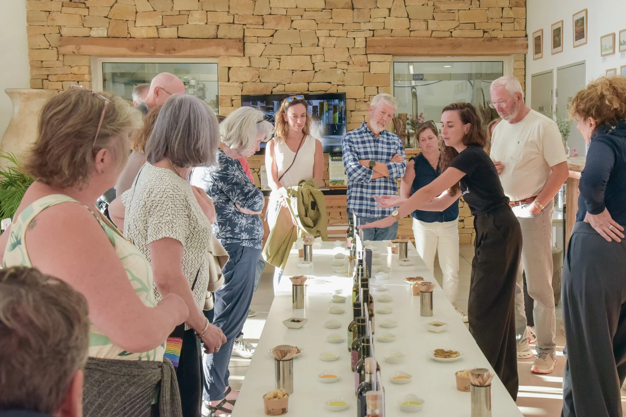 Olive oil tasting at Moulin la Bastide