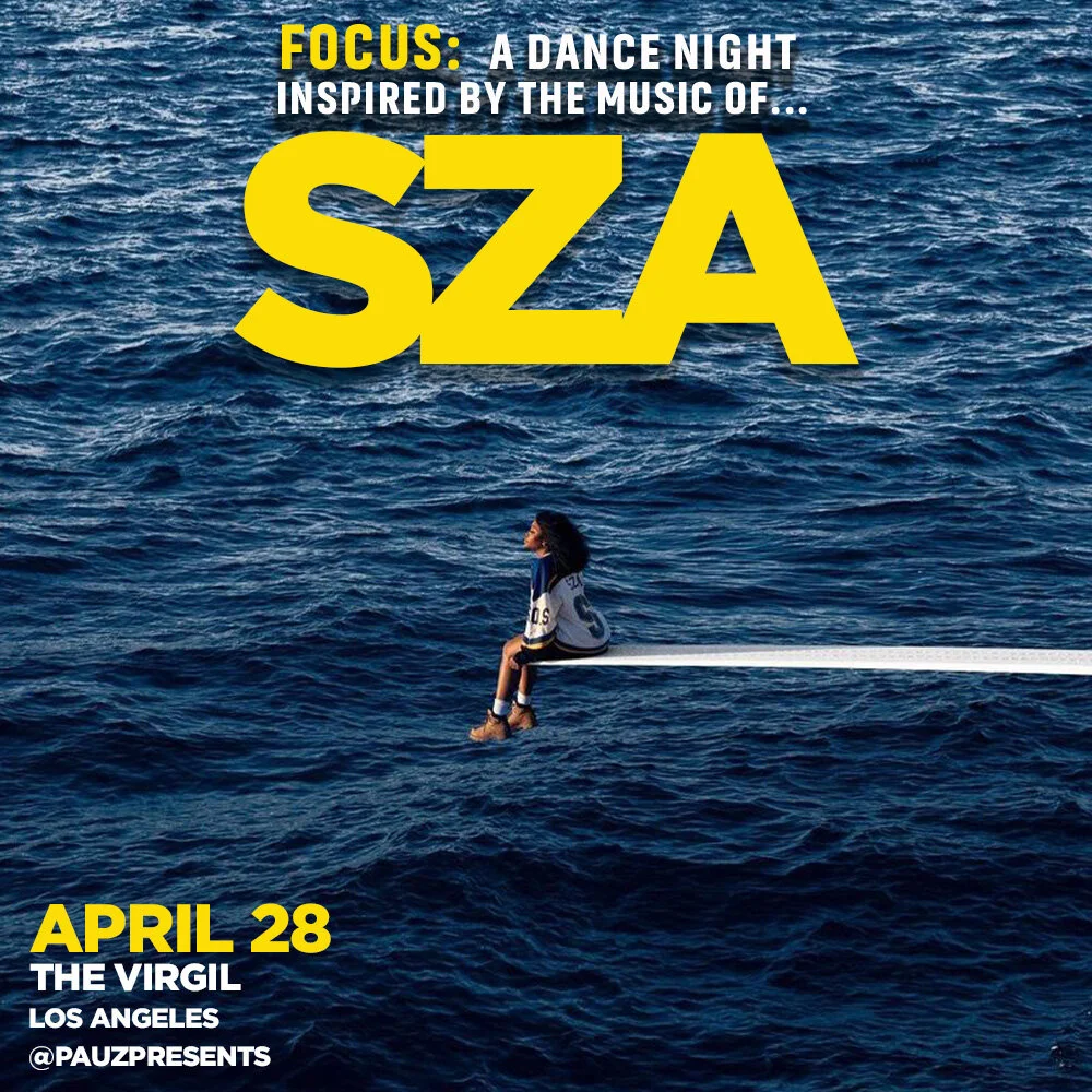SZA Dance Night, round 2! 👀
Let's run it back on Friday April 28 as we pay tribute to the queen, SZA! 🌊
We'll be playing all of her biggest hits, and of course all the tracks from her new album &quot;SOS&quot; 
Don't miss out on the ultimate SZA ex