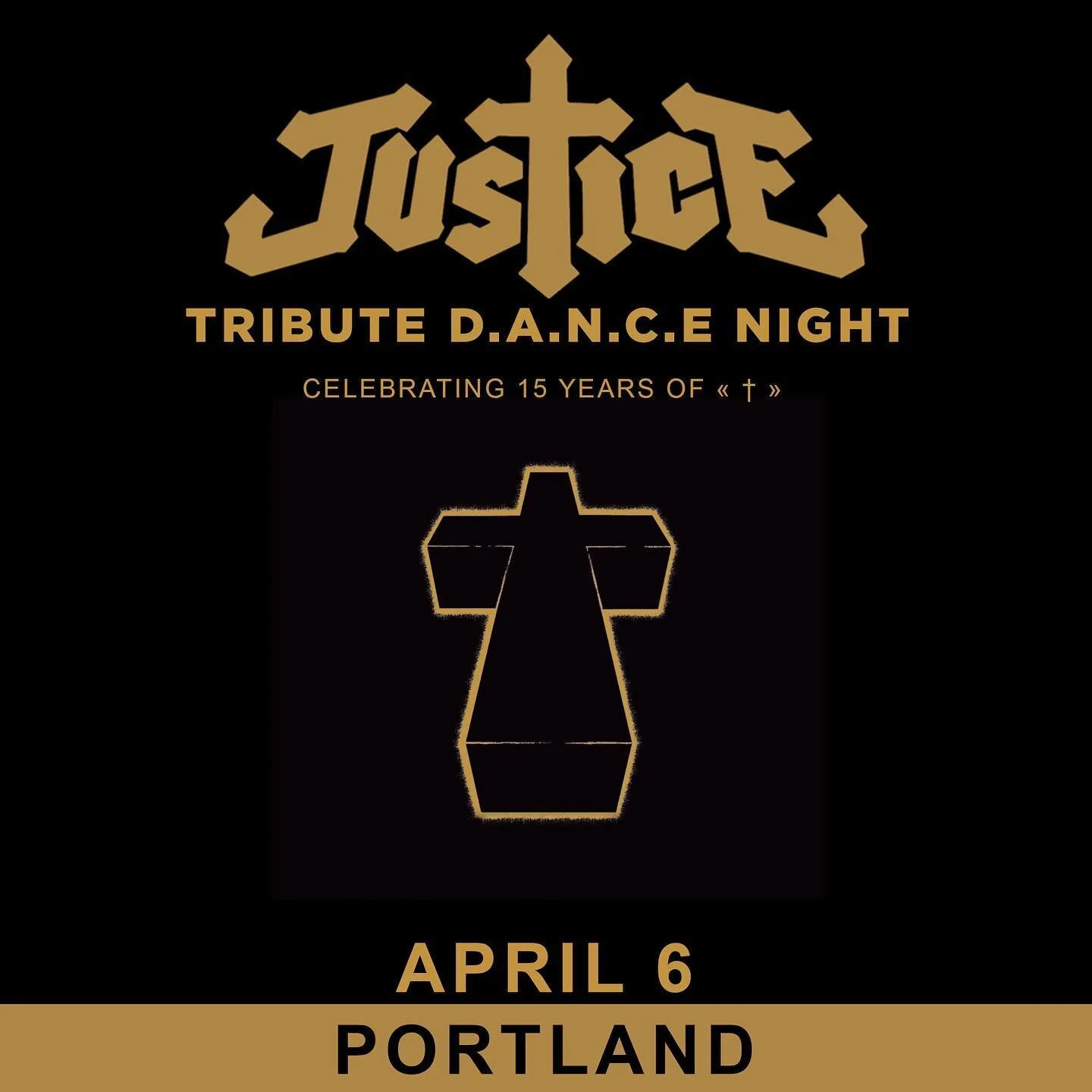 Portland! Don&rsquo;t forget, we&rsquo;re bringing our  Justice Tribute D.A.N.C.E night to @holoceneportland tomorrow night!!!
Free RSVPs are nearly gone, get yours while they last! 🪩