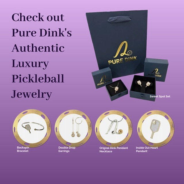 🎉 Dive into the world of luxury with our dazzling collection of authentic Pickleball jewelry! ✨ Unleash your inner sparkle and serve up some serious style on and off the court! 🏓 From elegant earrings to statement necklaces, each piece is crafted i