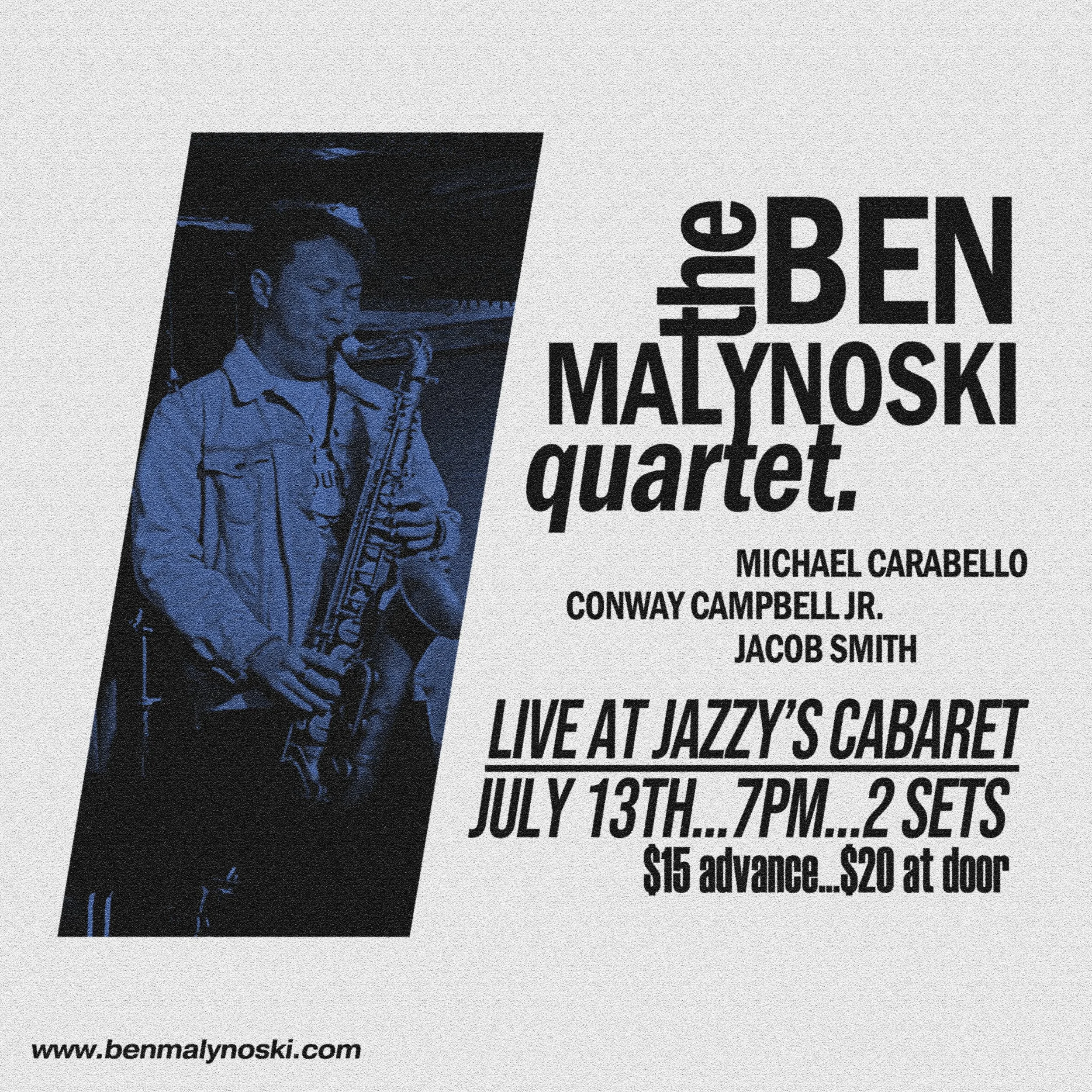 BEN MALYNOSKI QUARTET