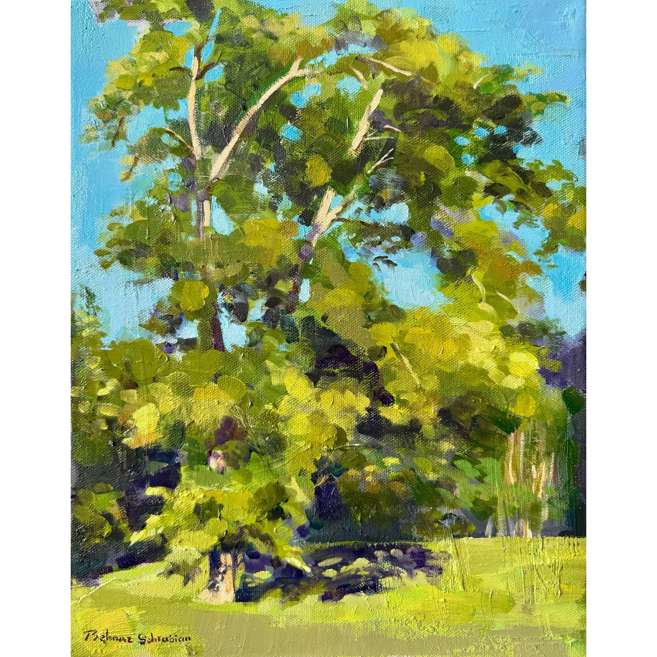 Stroll #2 - Behnaz Sohrabian, 11"x14", $500