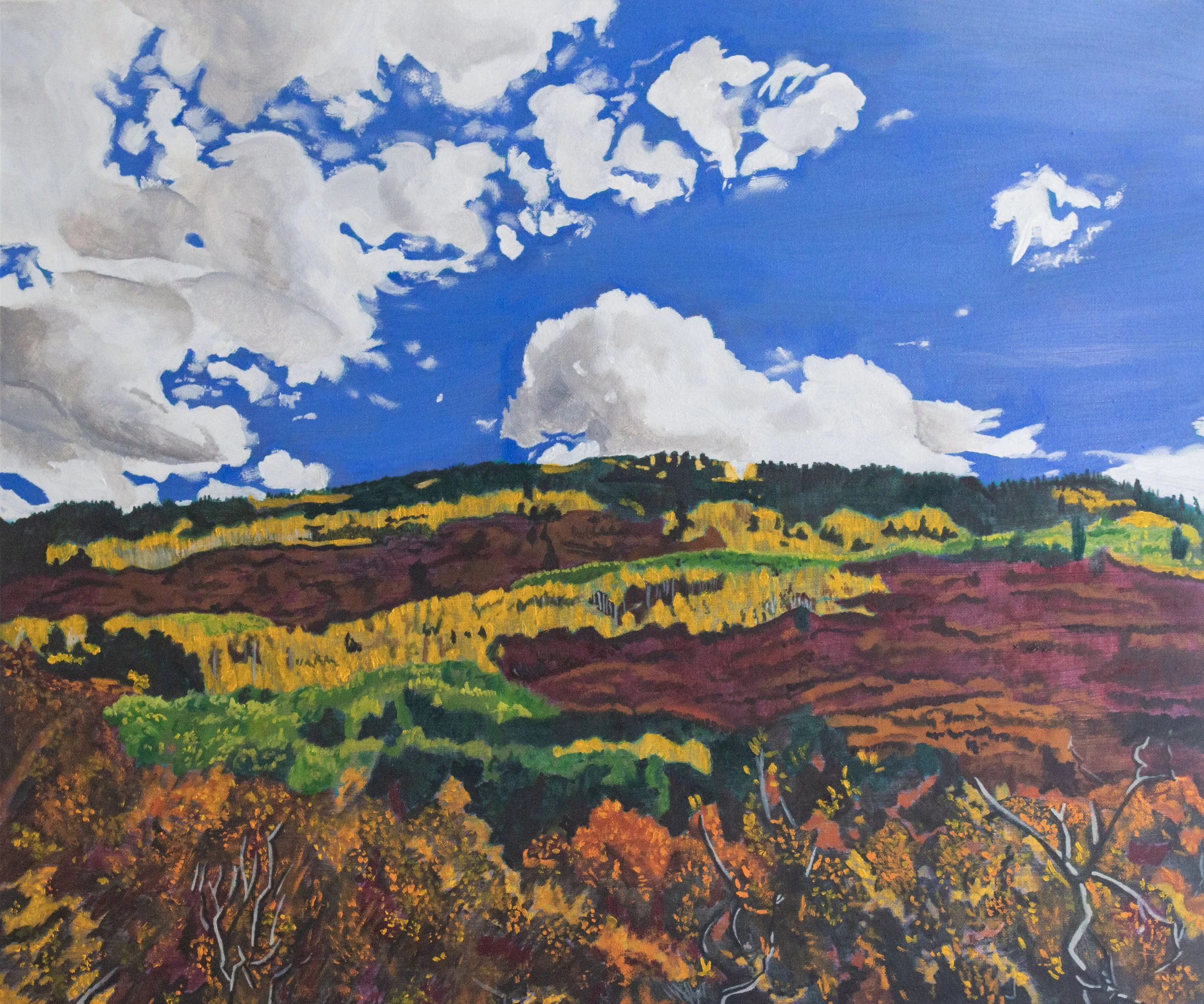 Autumn Patchwork - Jennifer Casey, 10x10, $450