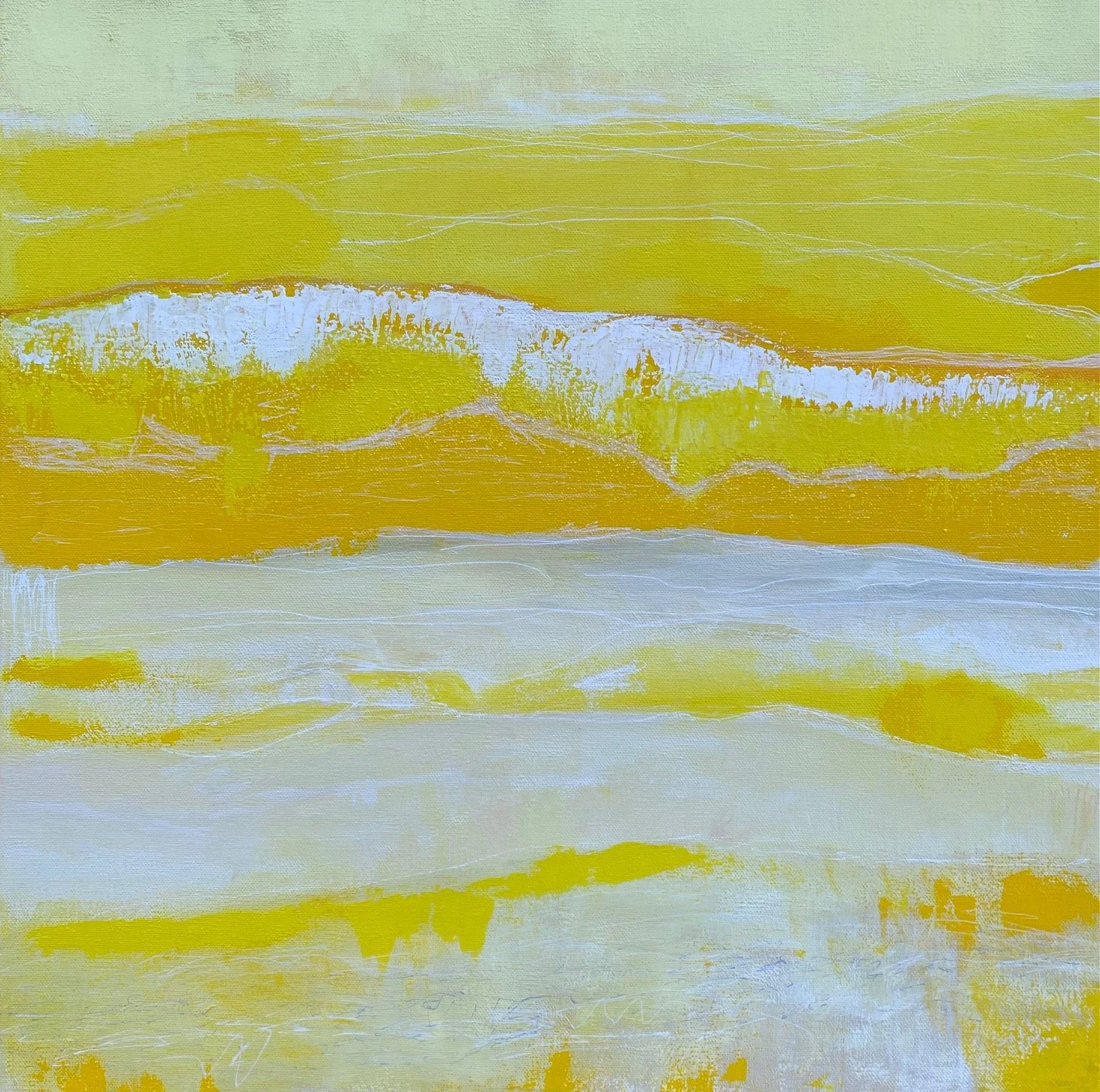 I Wish You Were Here - Betty Refour, acrylics on canvas, 20x20, $950