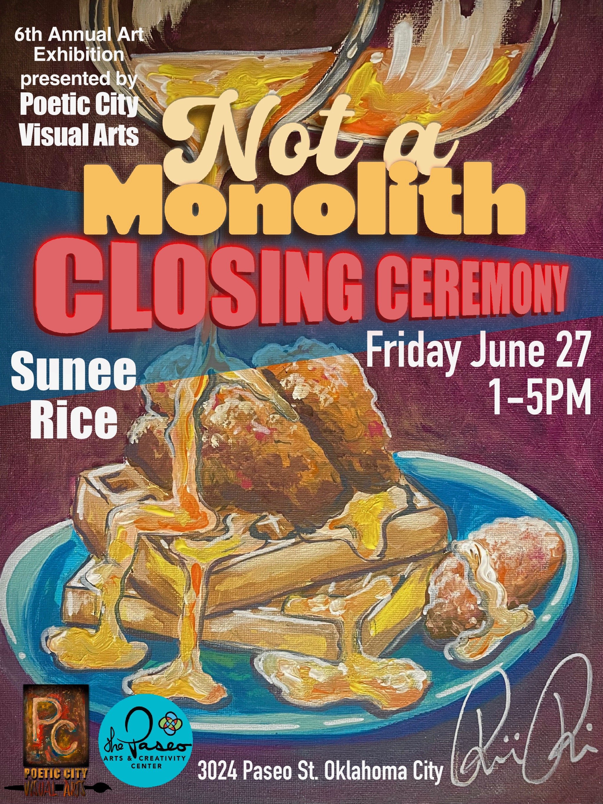 Closing Reception! Not A Monolith by Sunee Rice