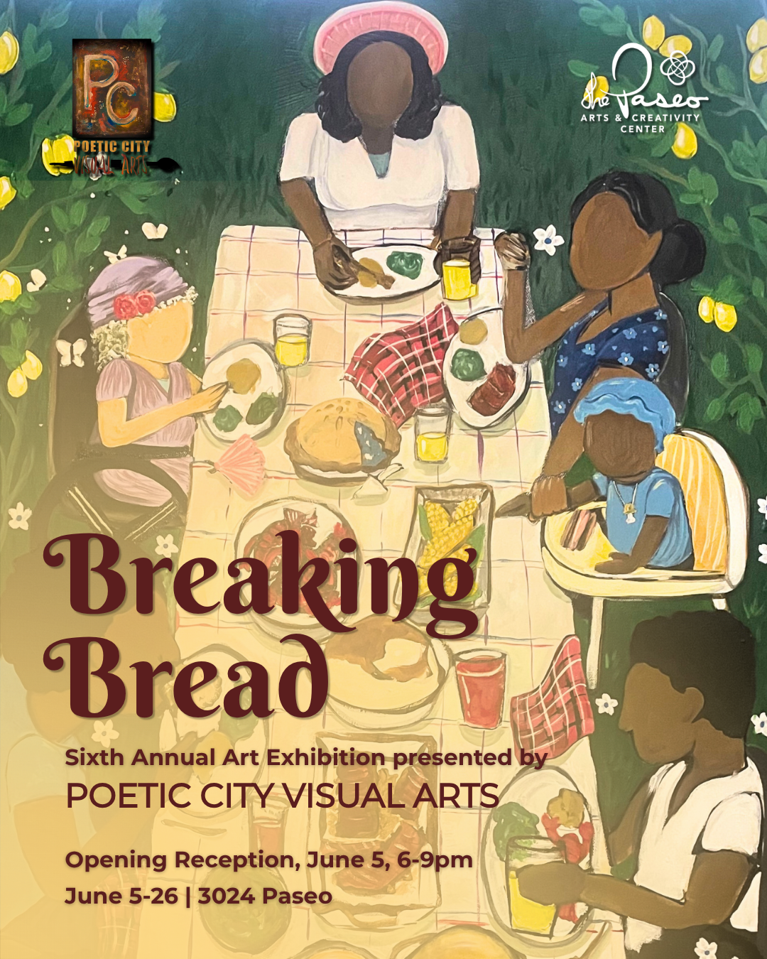 Breaking Bread by Poetic City Visual Arts
