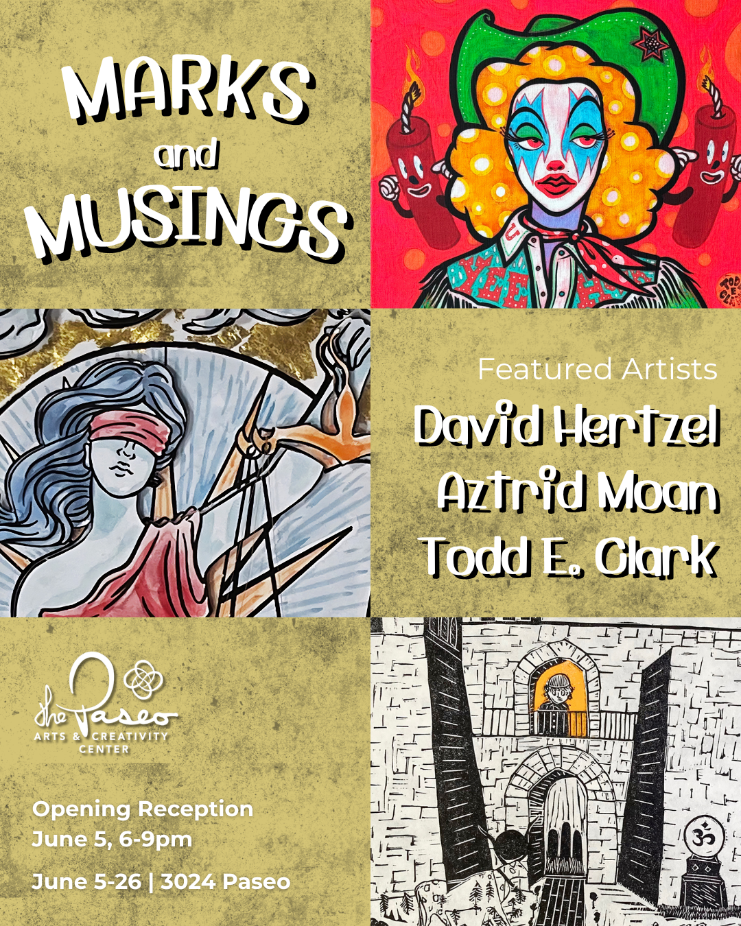 Marks and Musings by Aztrid Moan, Todd E. Clark and David Hertz