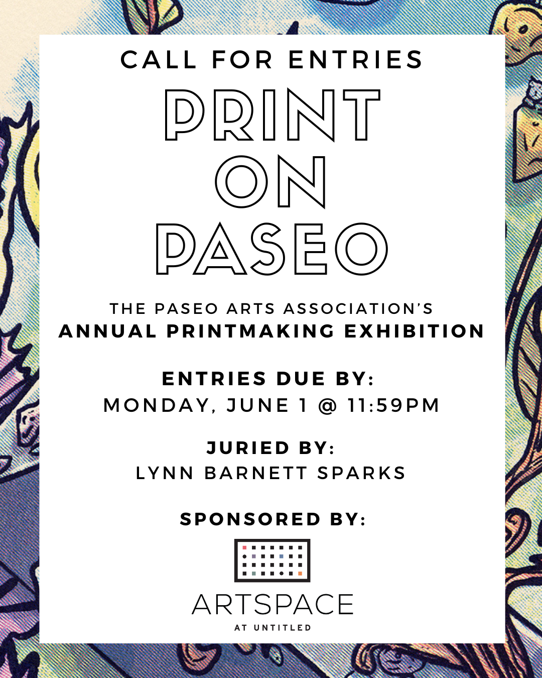 Call for Entries - Print on Paseo 2026