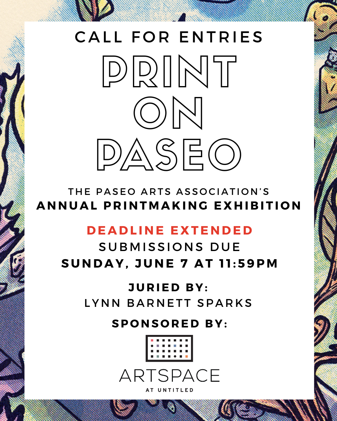 Call for Entries - Print on Paseo 2026