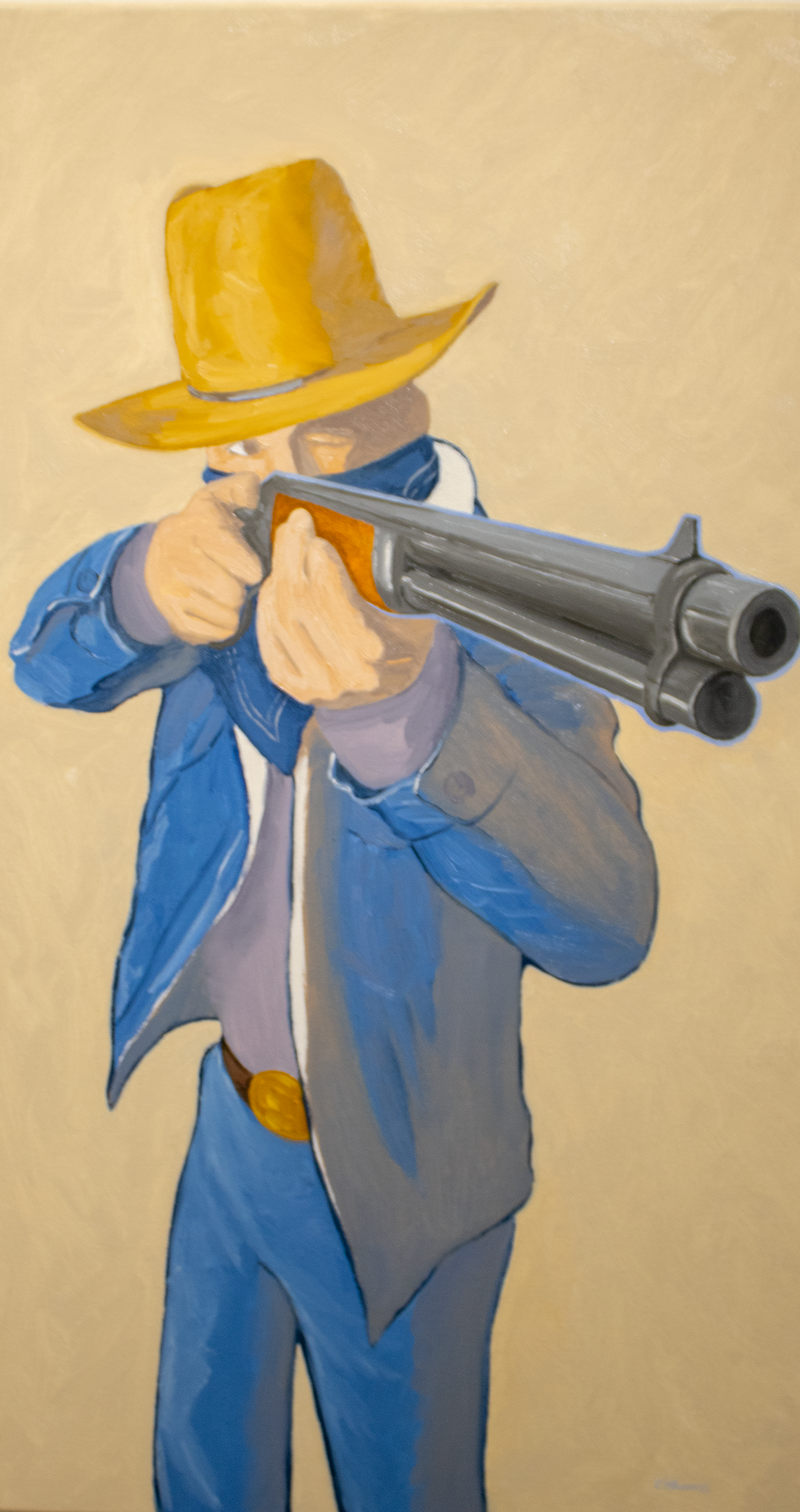 Long Shot - Clayton Beavers, oil on canvas, $400