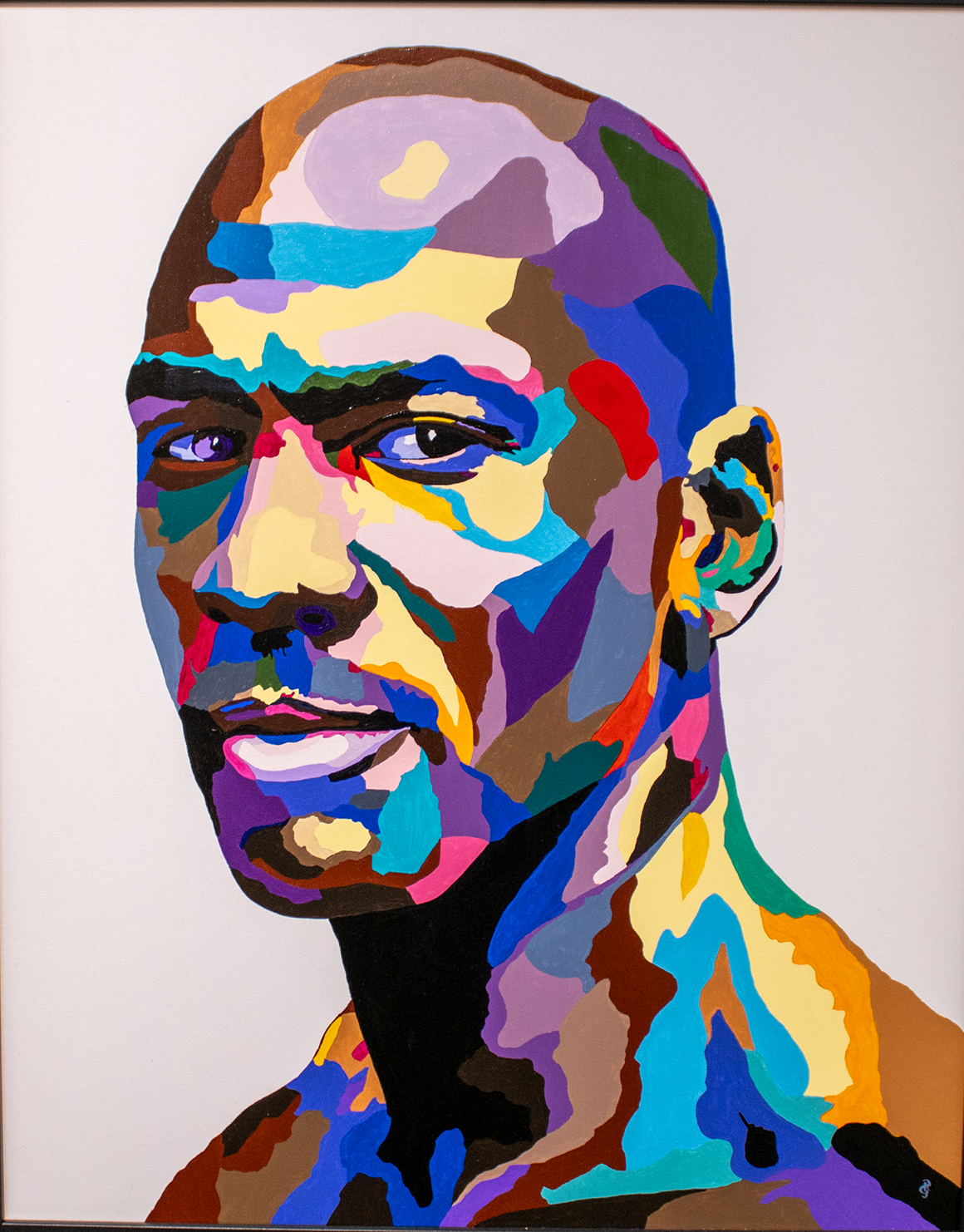 Michael Jordan - Roger Garner, acrylic, $299