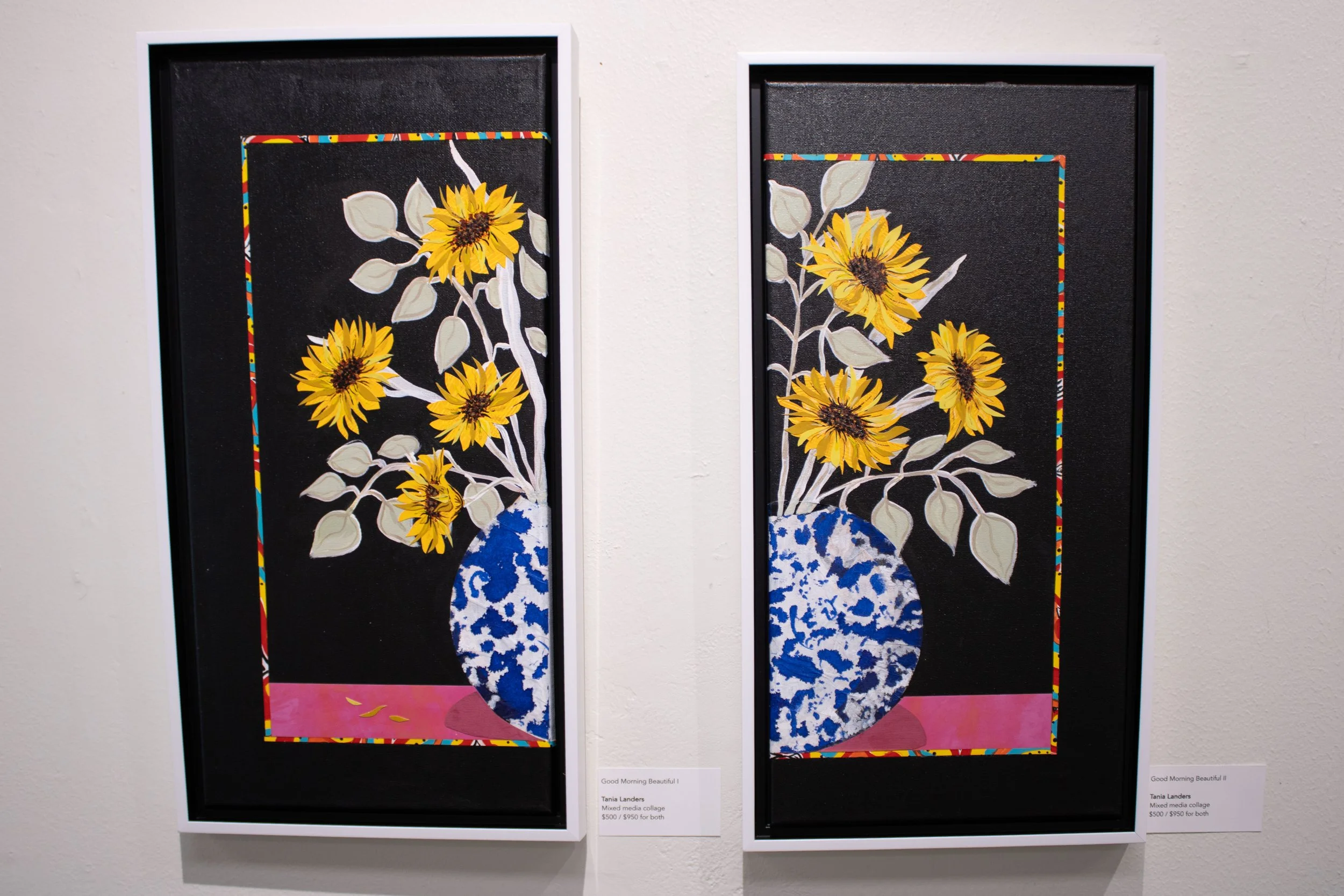 "Good Morning Beautiful" (Diptych) $950 together